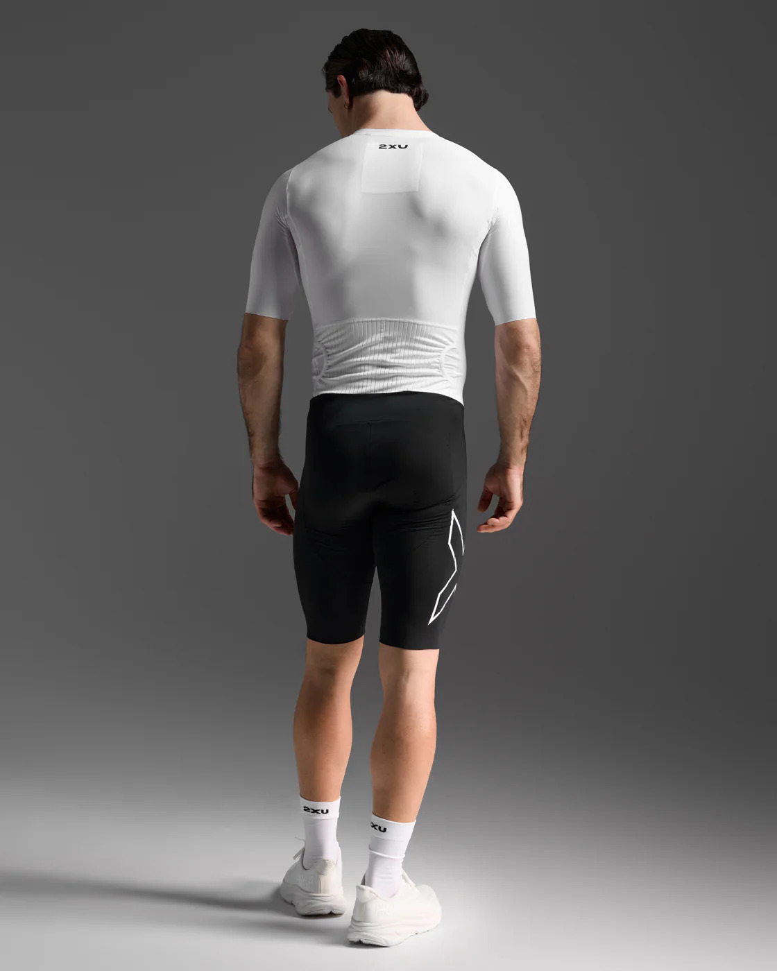 Back view with tri storage placement
