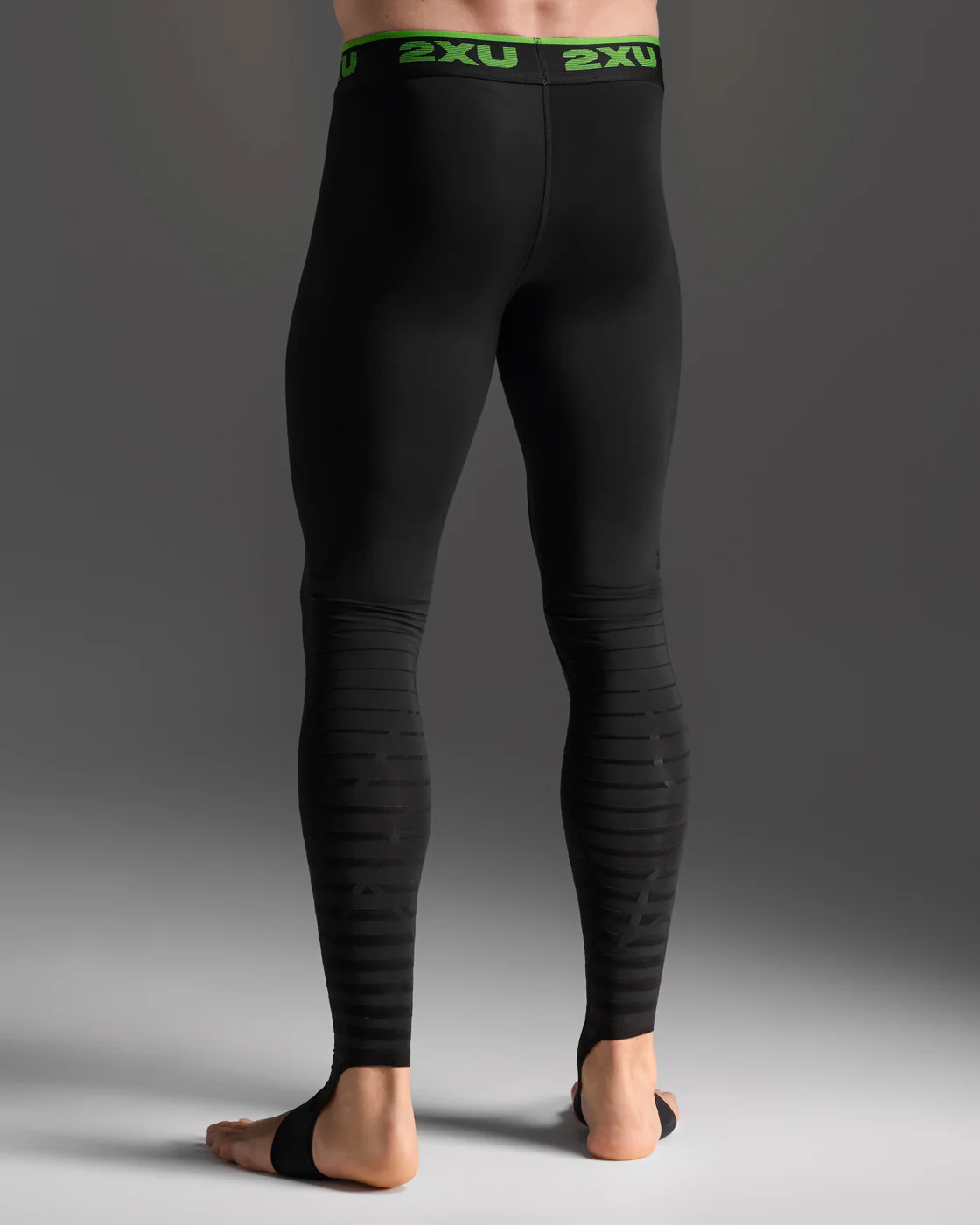 Back view with graduated leg panels