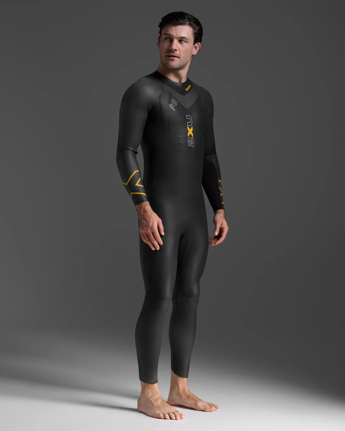 Chest and sleeve panel close-up