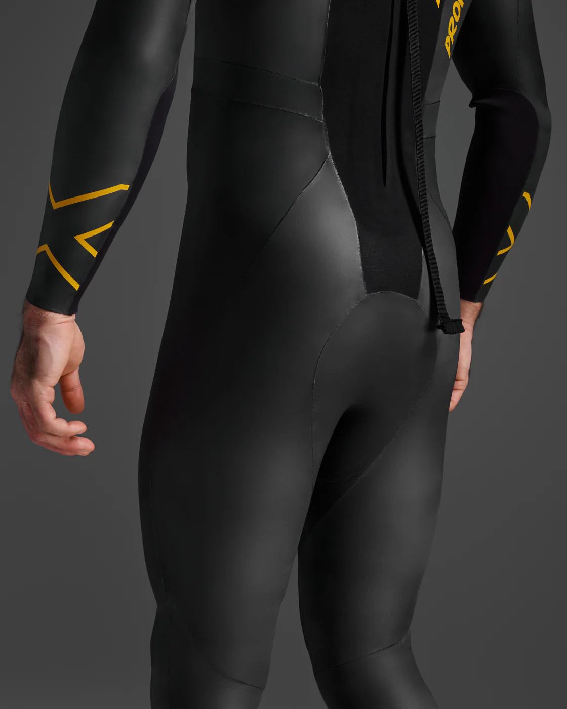 Leg panel and cuff detail