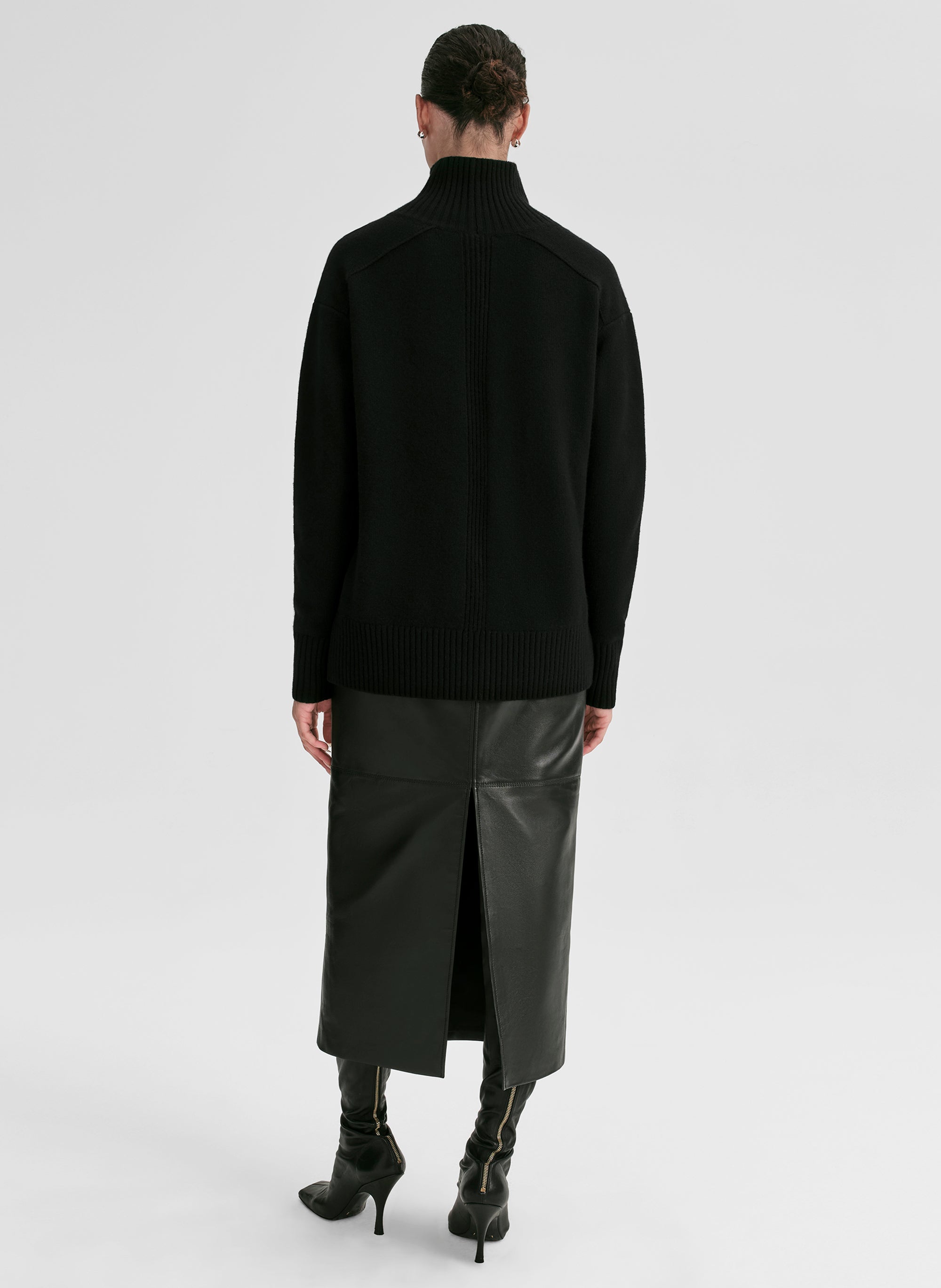 Archie Cashmere Turtleneck Sweater — additional clean view