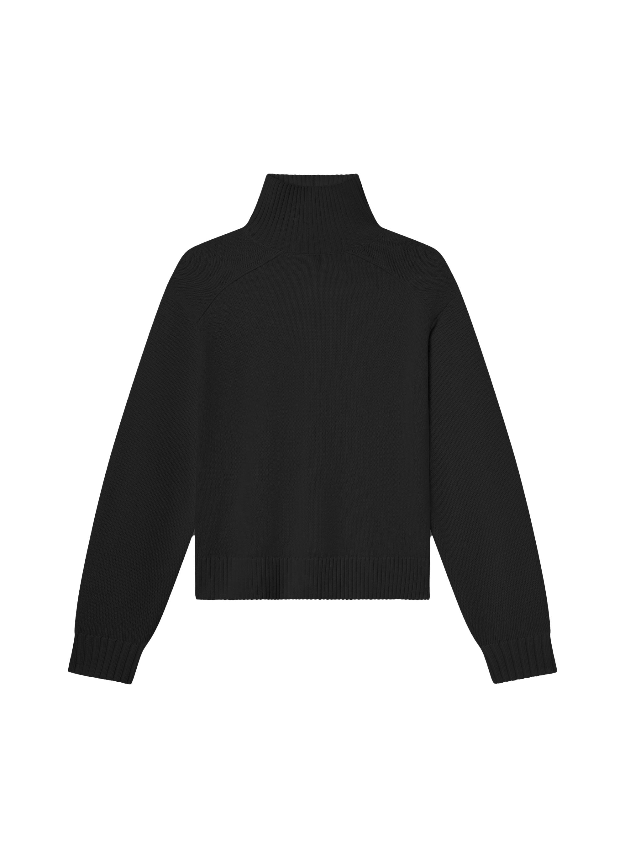 Archie Cashmere Turtleneck Sweater — additional clean view