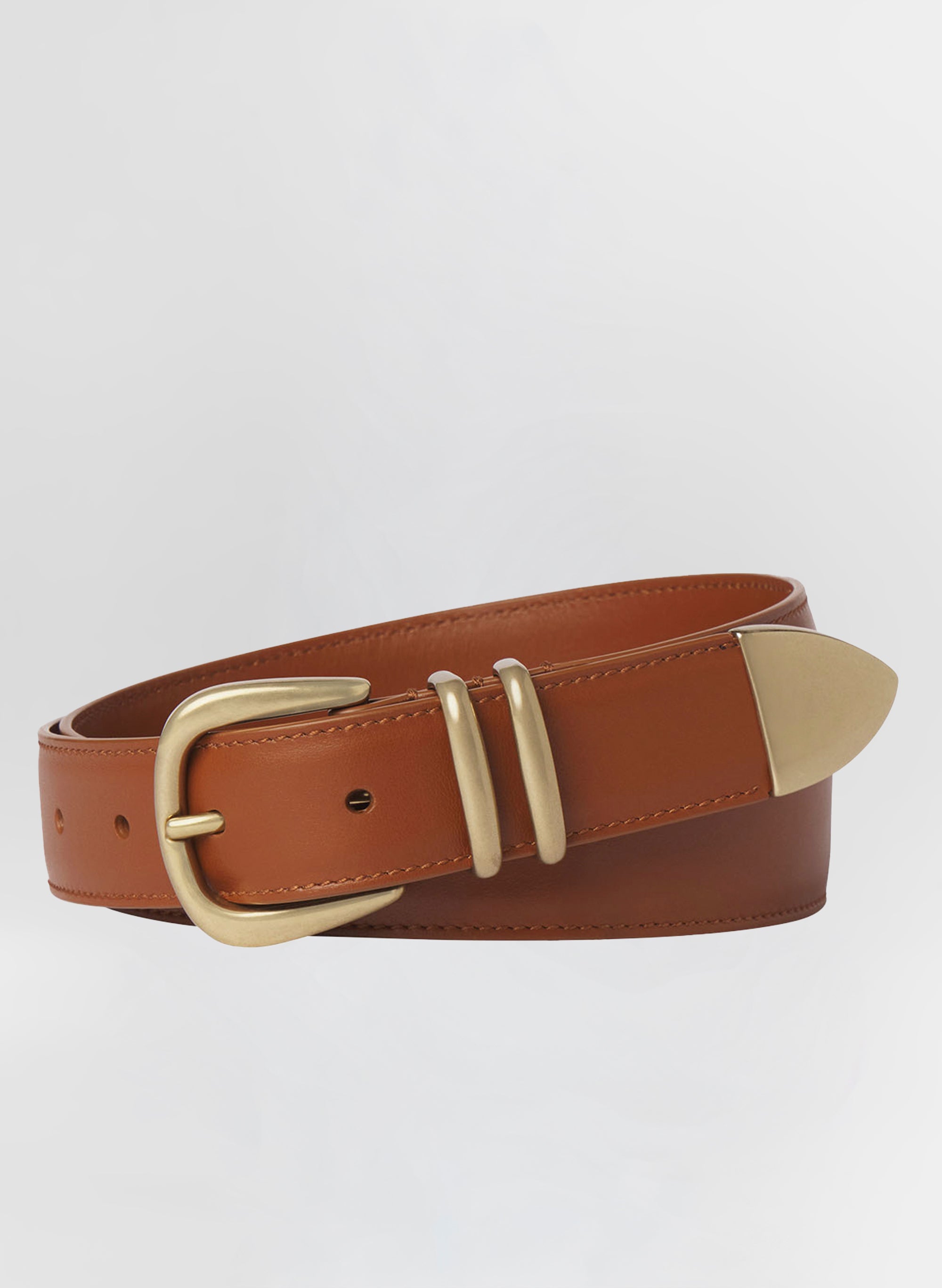 Carson Leather Belt — additional clean view
