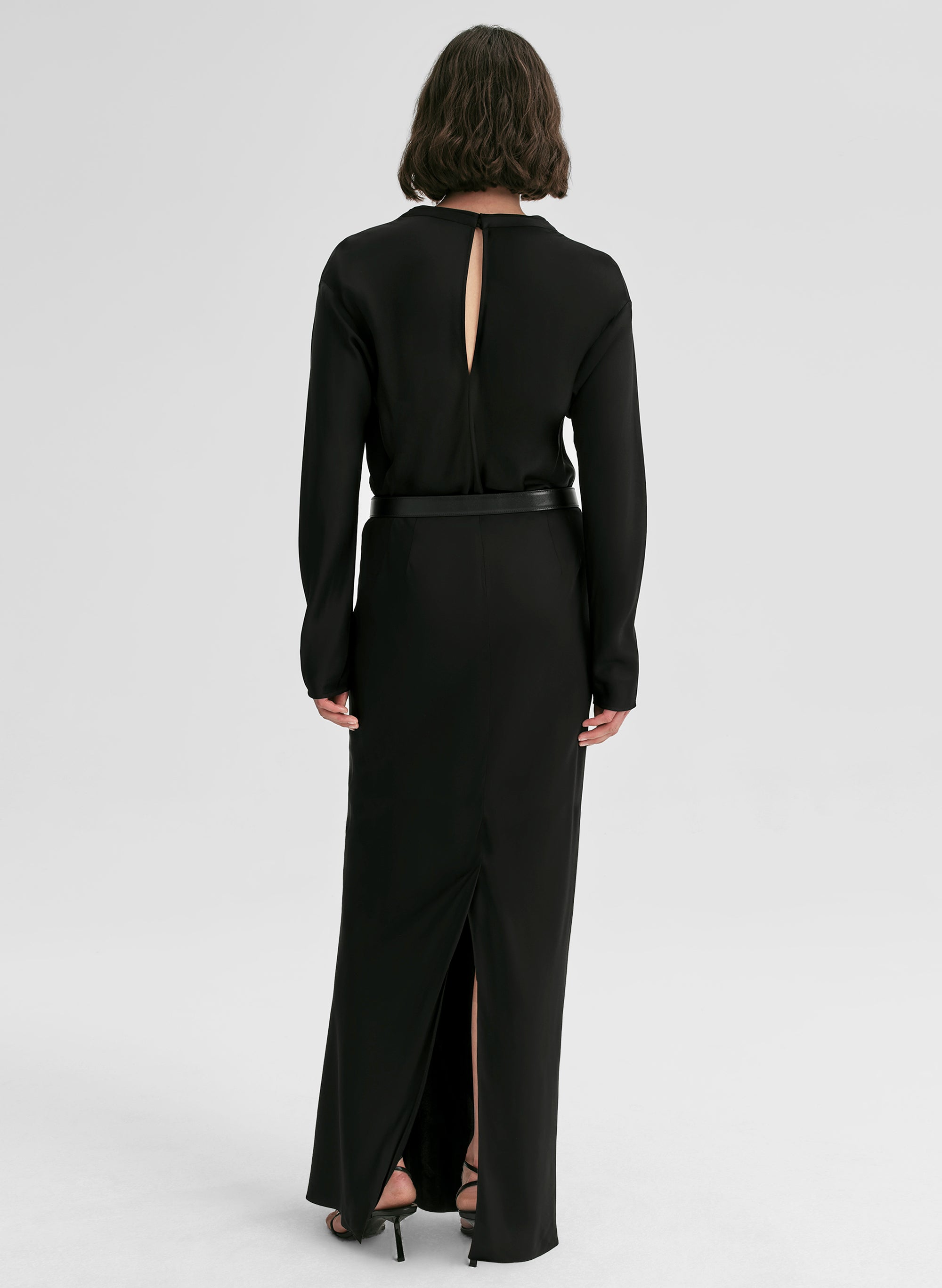 Greta Satin Maxi Skirt — additional clean view