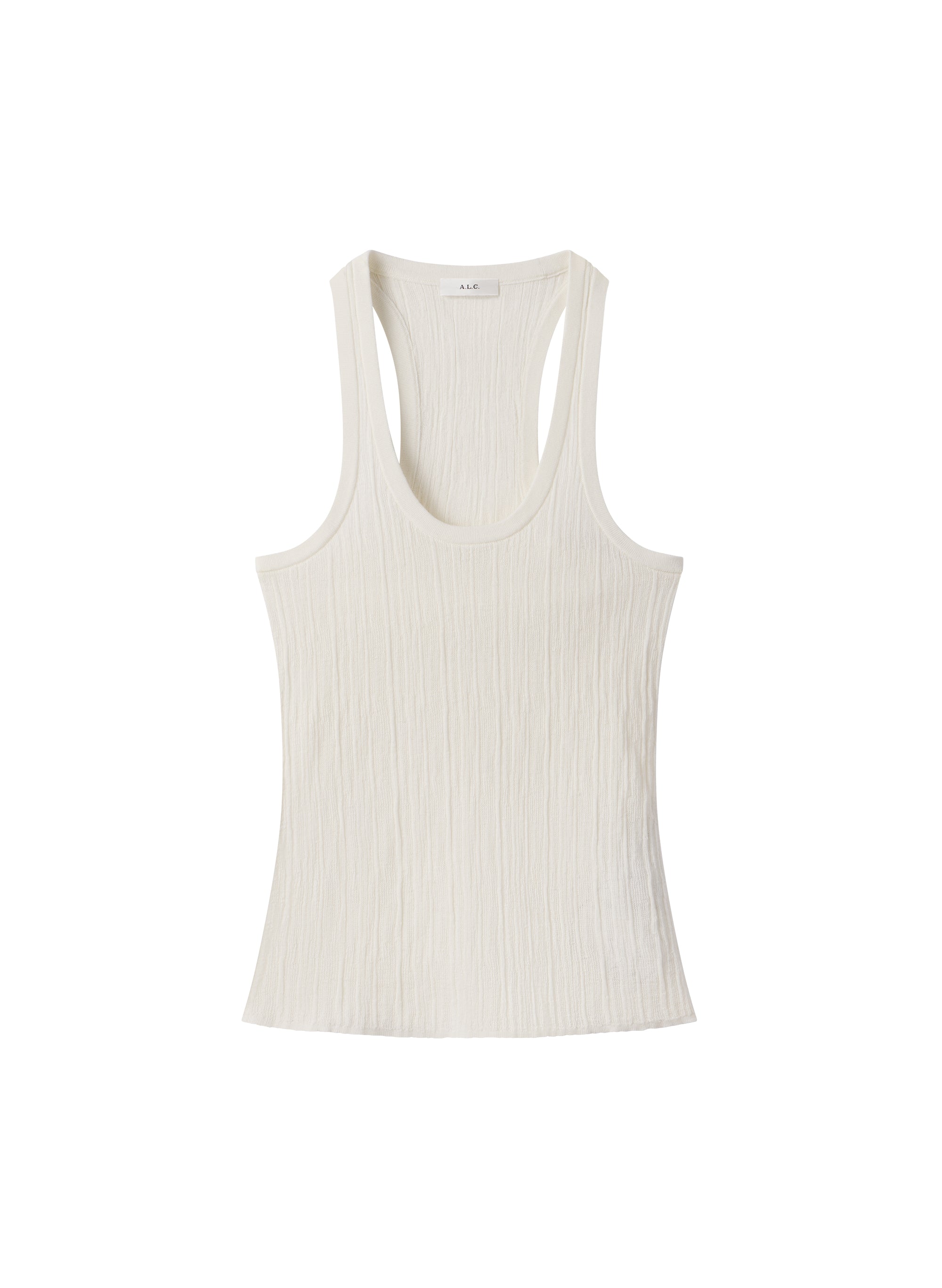 Iris Fine Cotton Knit Tank — additional clean view
