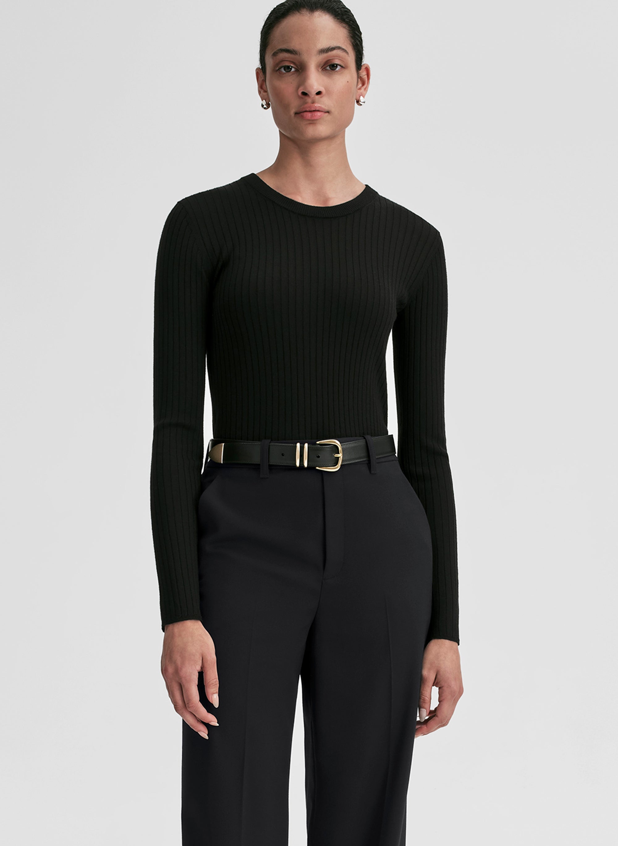Kyle Ribbed Merino Top