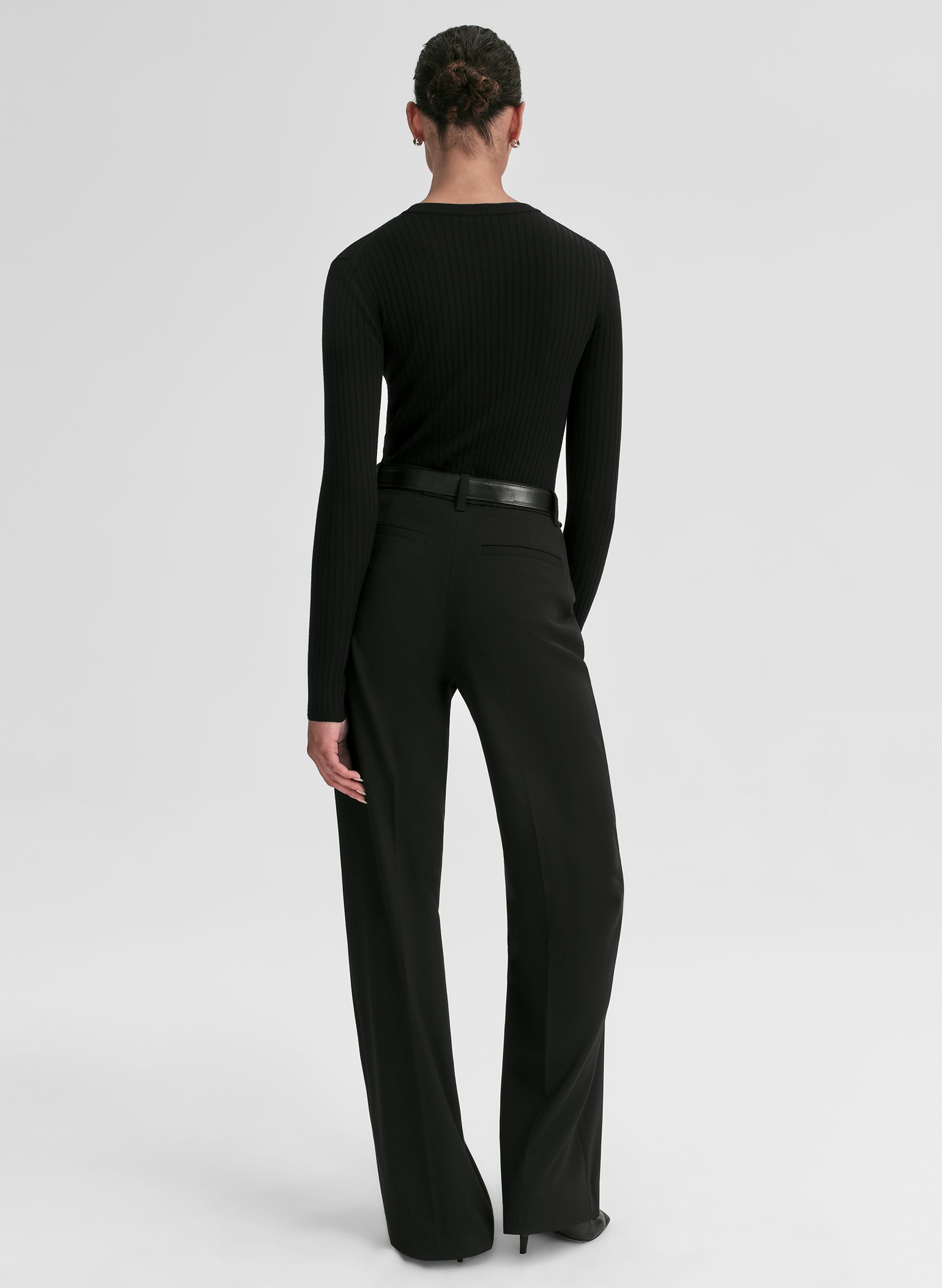 Kyle Ribbed Merino Top — additional clean view