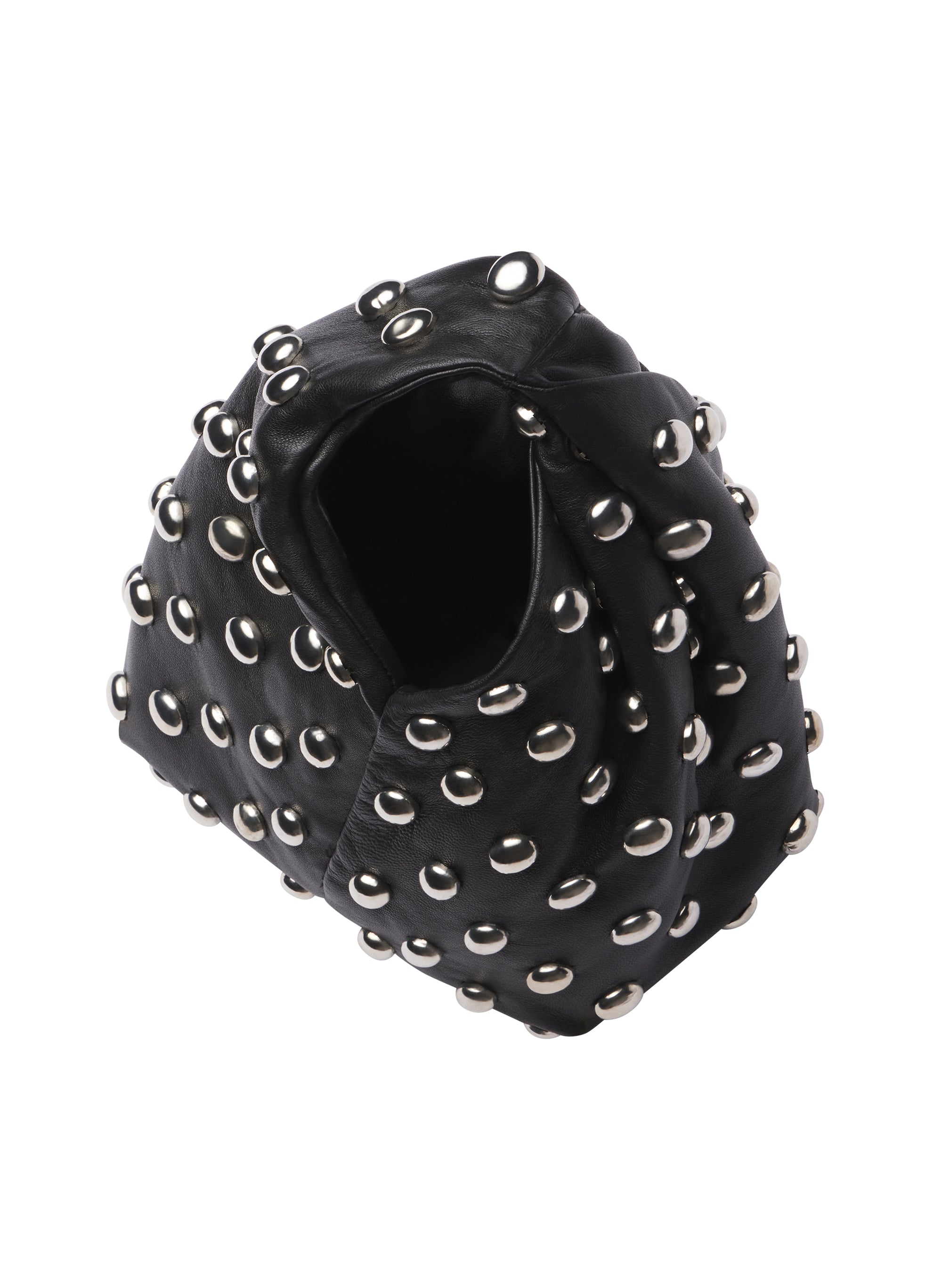 Simone Studded Leather Bag — detail closeup