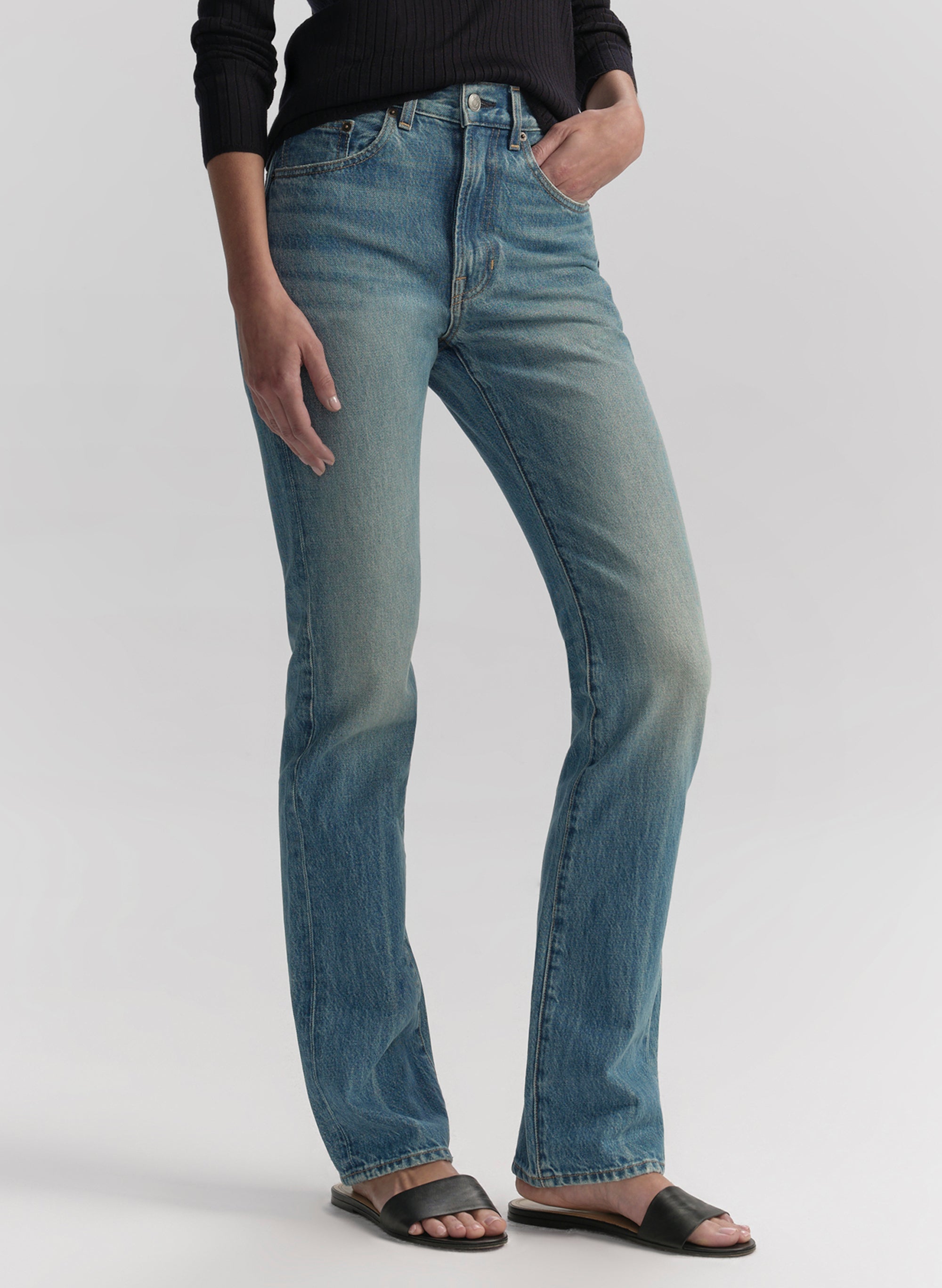 The 917 Slim Straight Jean — back or side view