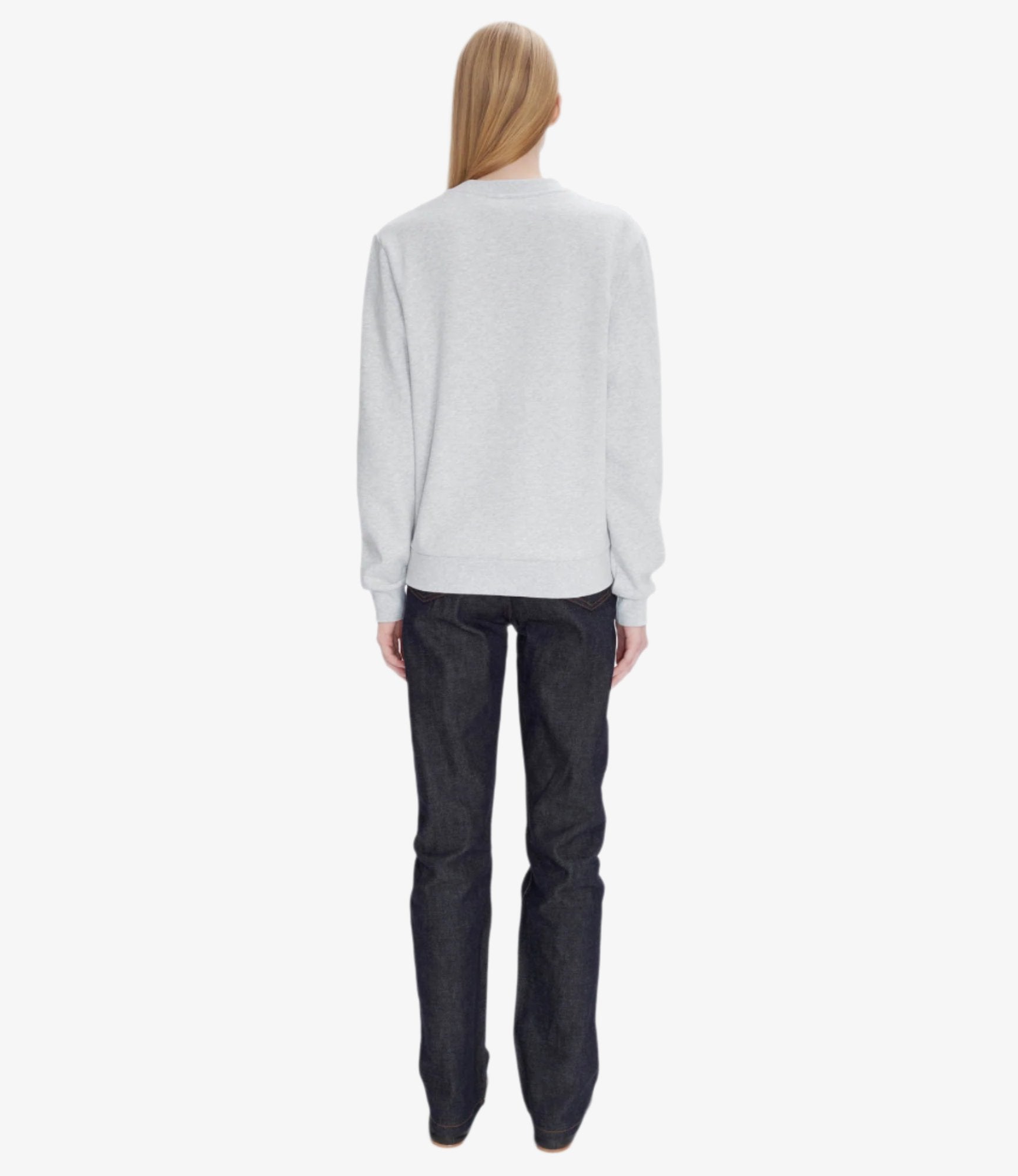 Ribbed cuff and fleece texture.