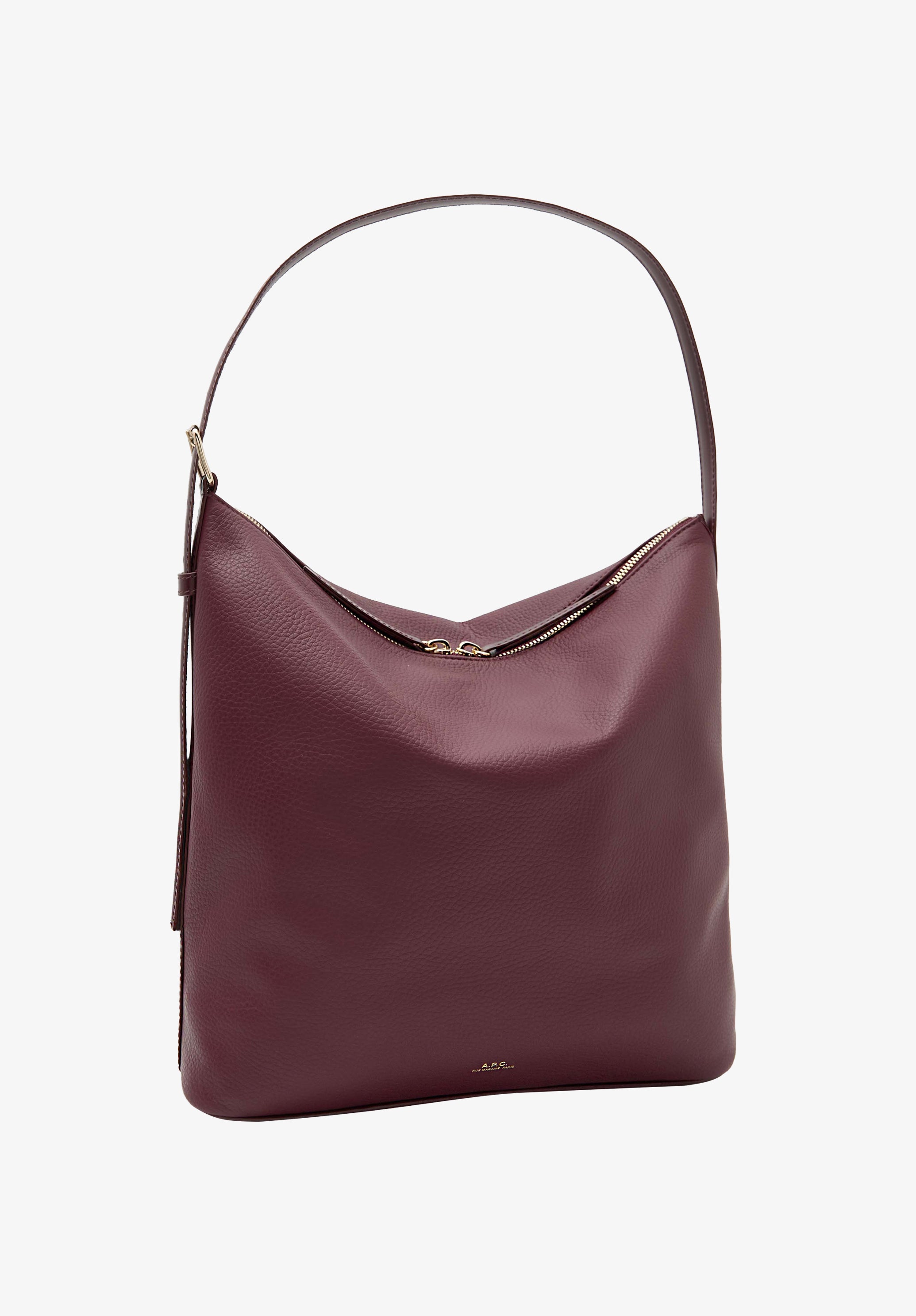 Side profile with adjustable strap.