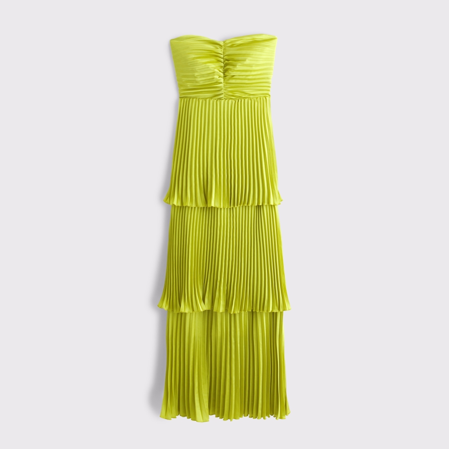 The A&F Giselle Strapless Tiered Maxi Dress