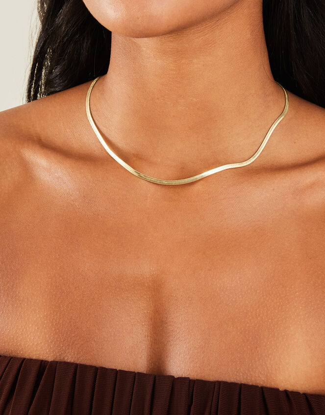 On-model view showing neckline placement