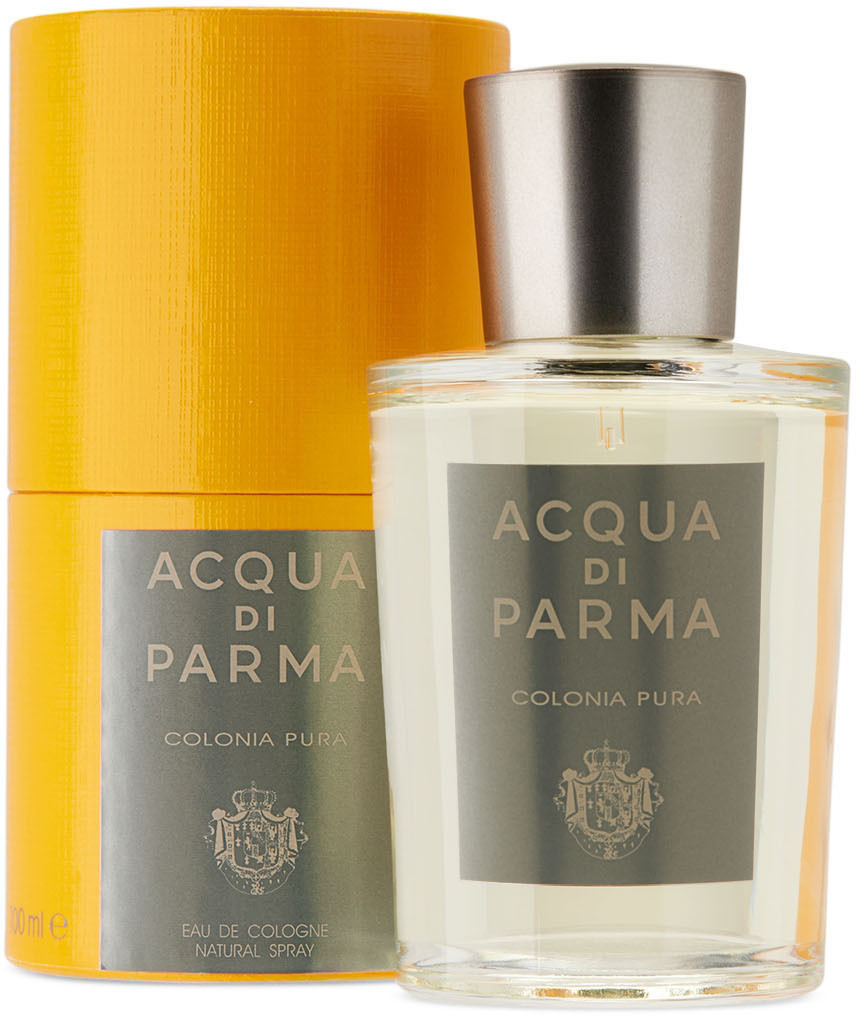 Colonia Pura bottle and yellow cylinder