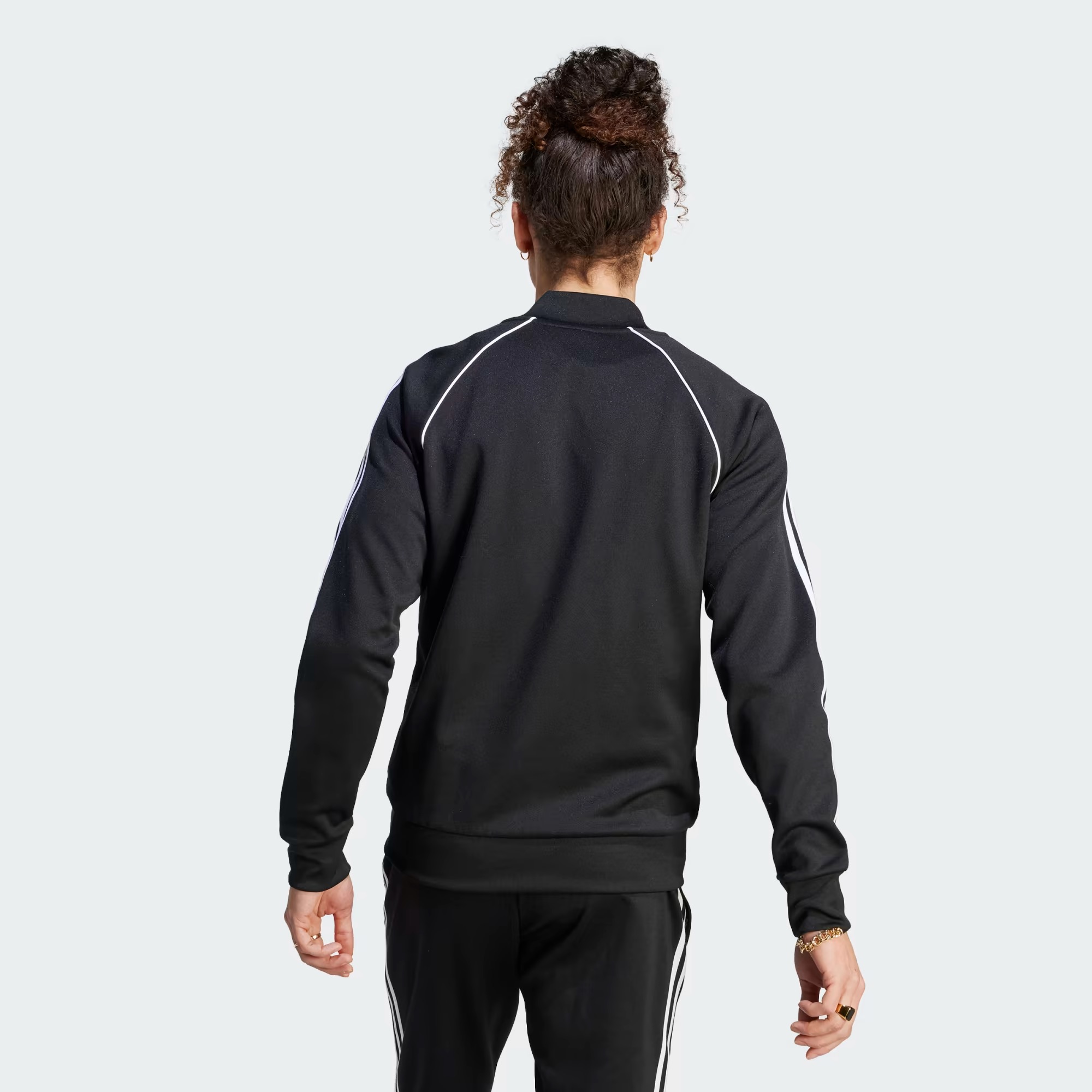 Back view with sleeve stripes