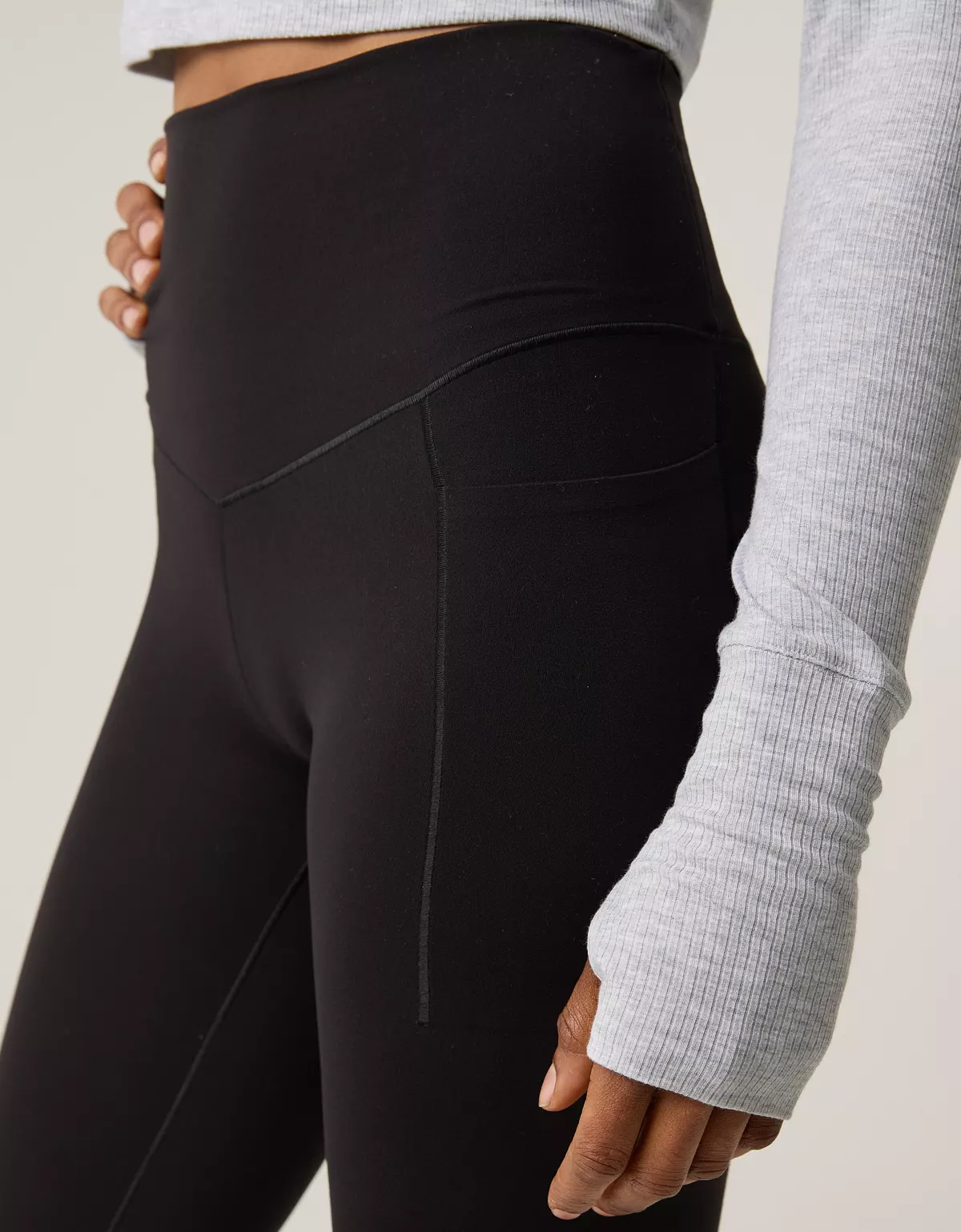worn pocket detail
