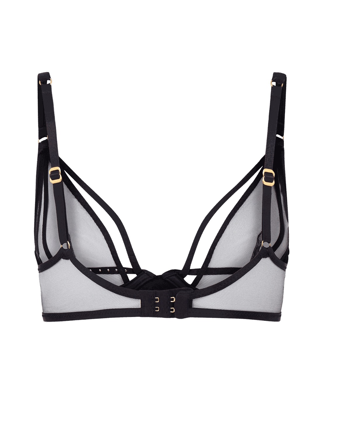 back flatshot showing the strap structure