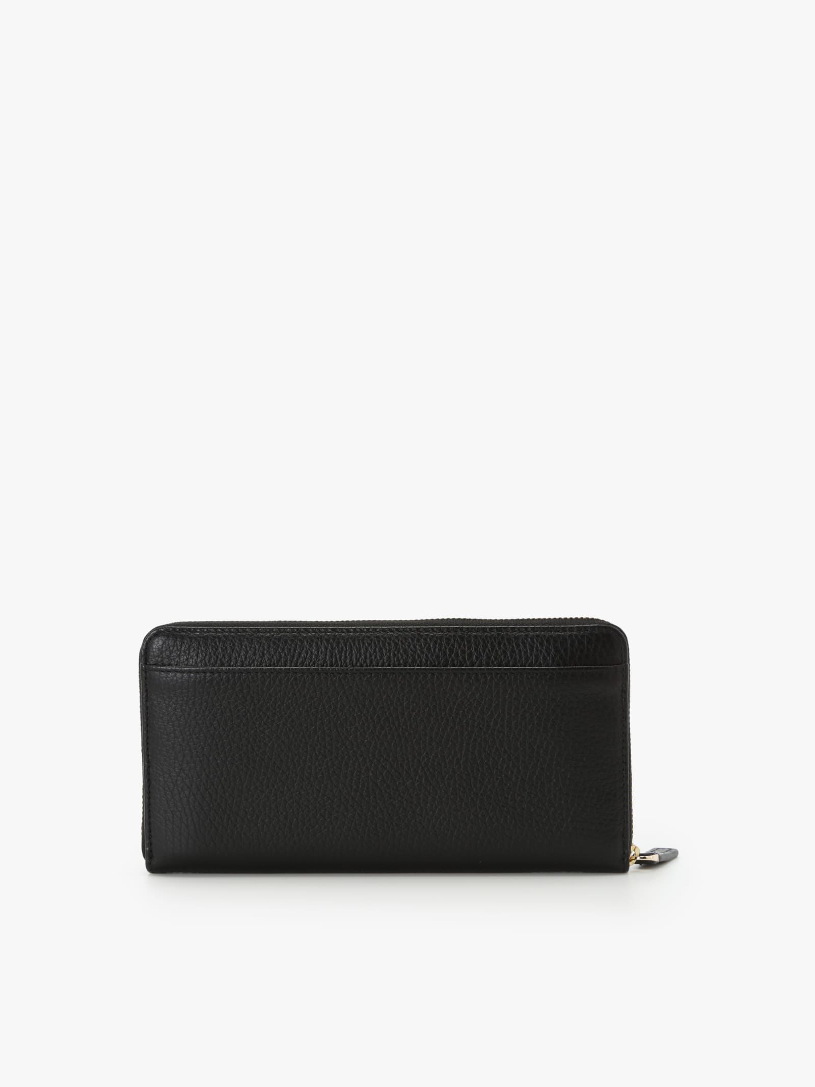 matching leather “b.” cardholder