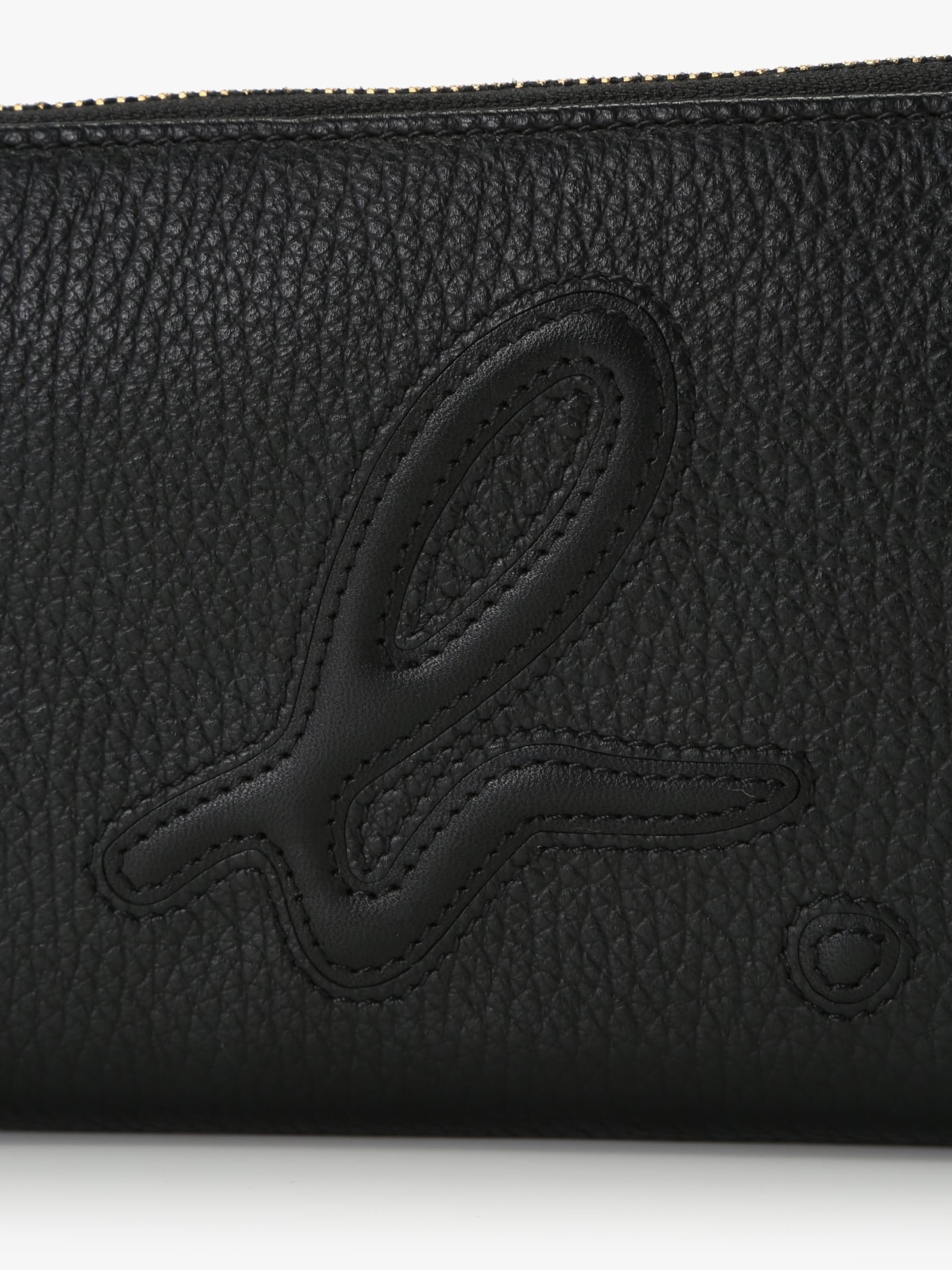 red leather wallet