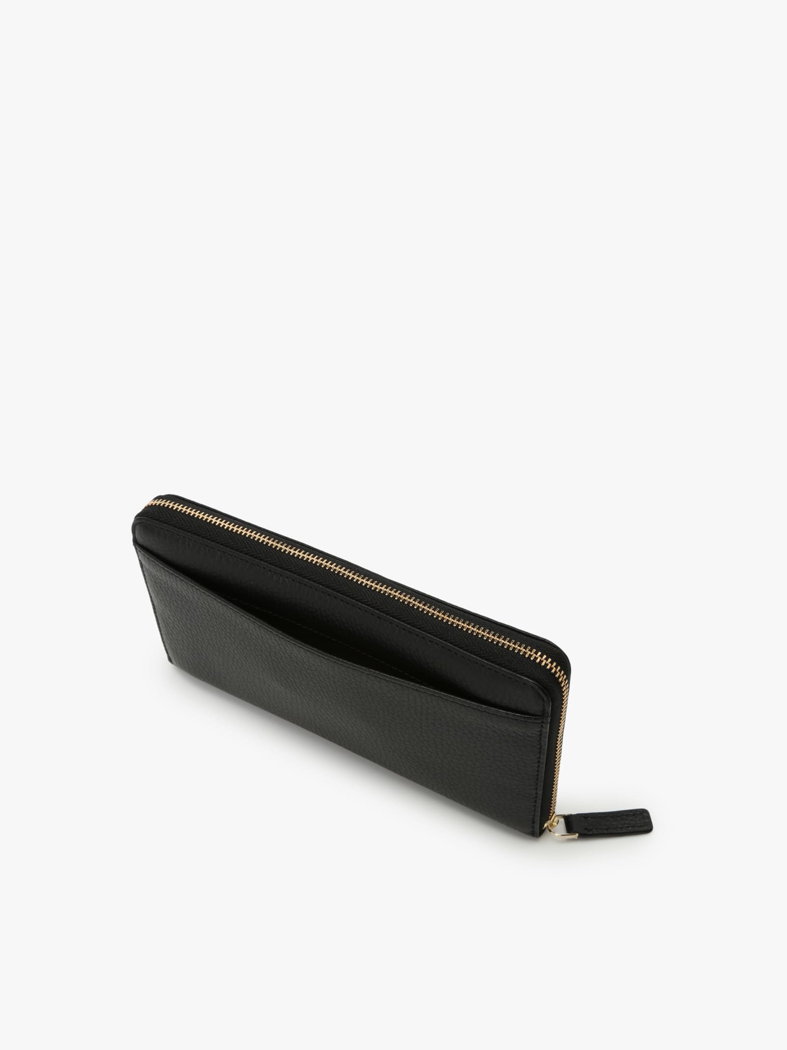 Louvre-inspired leather wallet