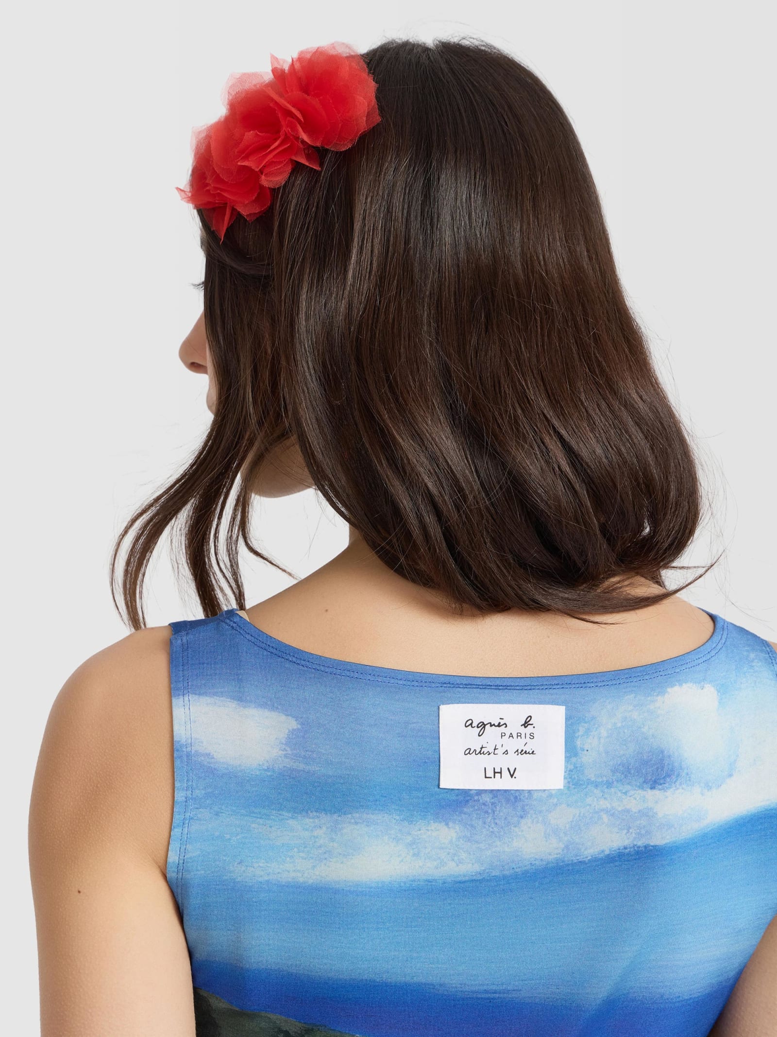 clouds print cardigan