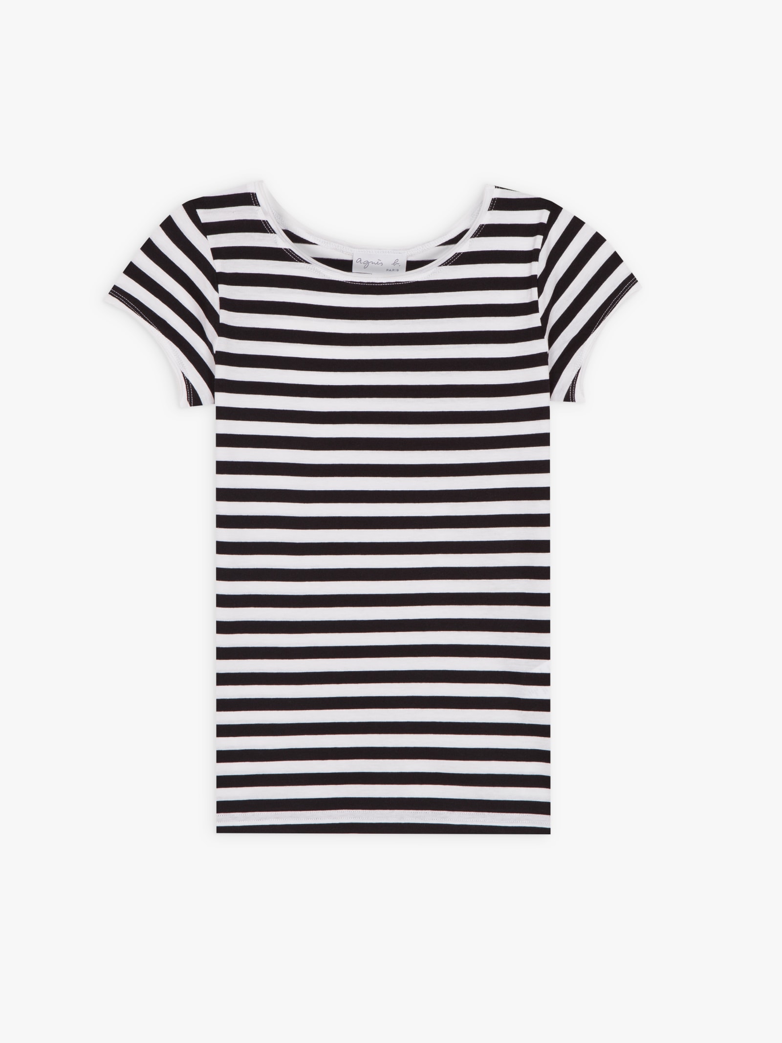 black-and-white Brando striped tee