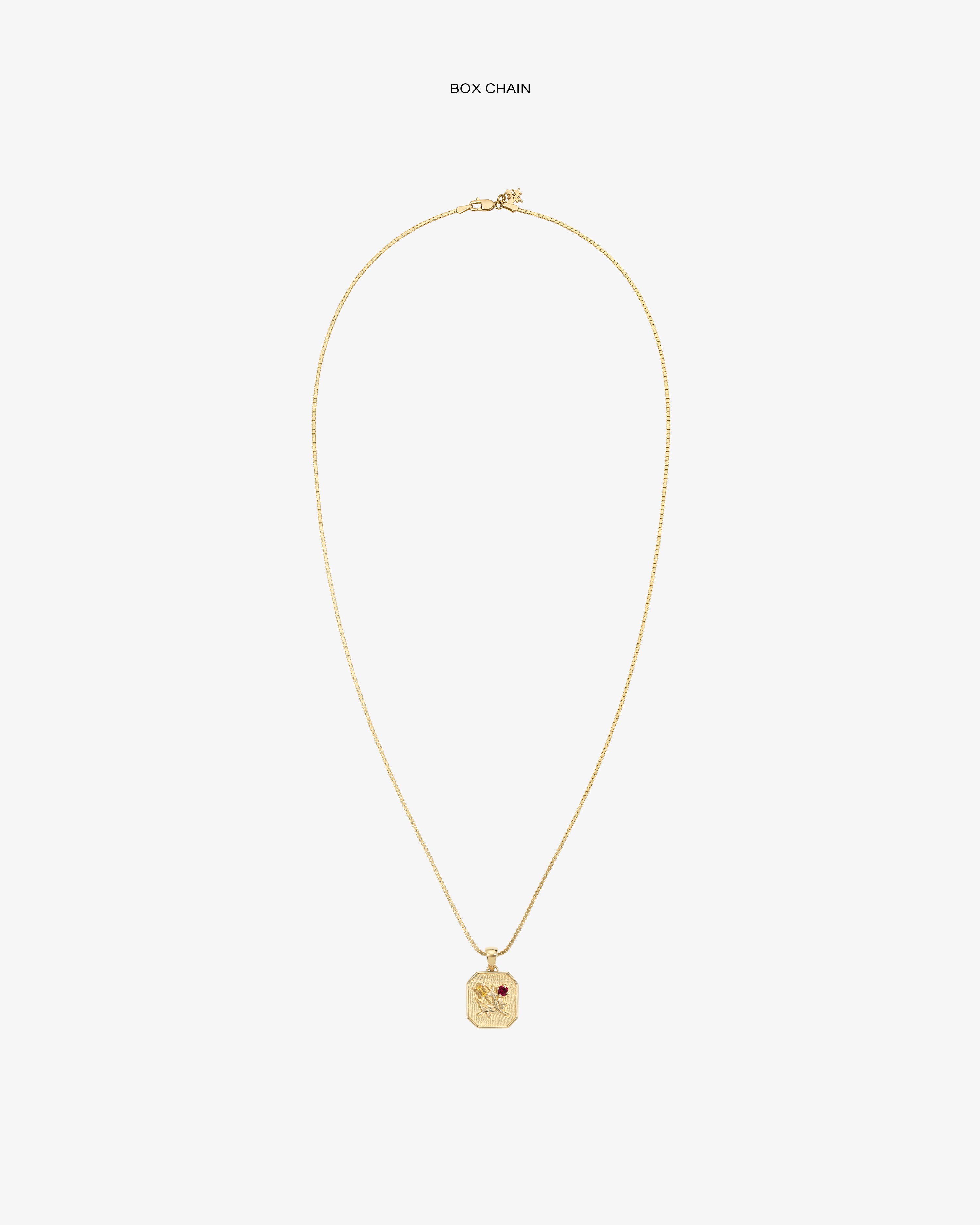 14Kt Gold Queens Crest Relief Pendant — alternate product angle