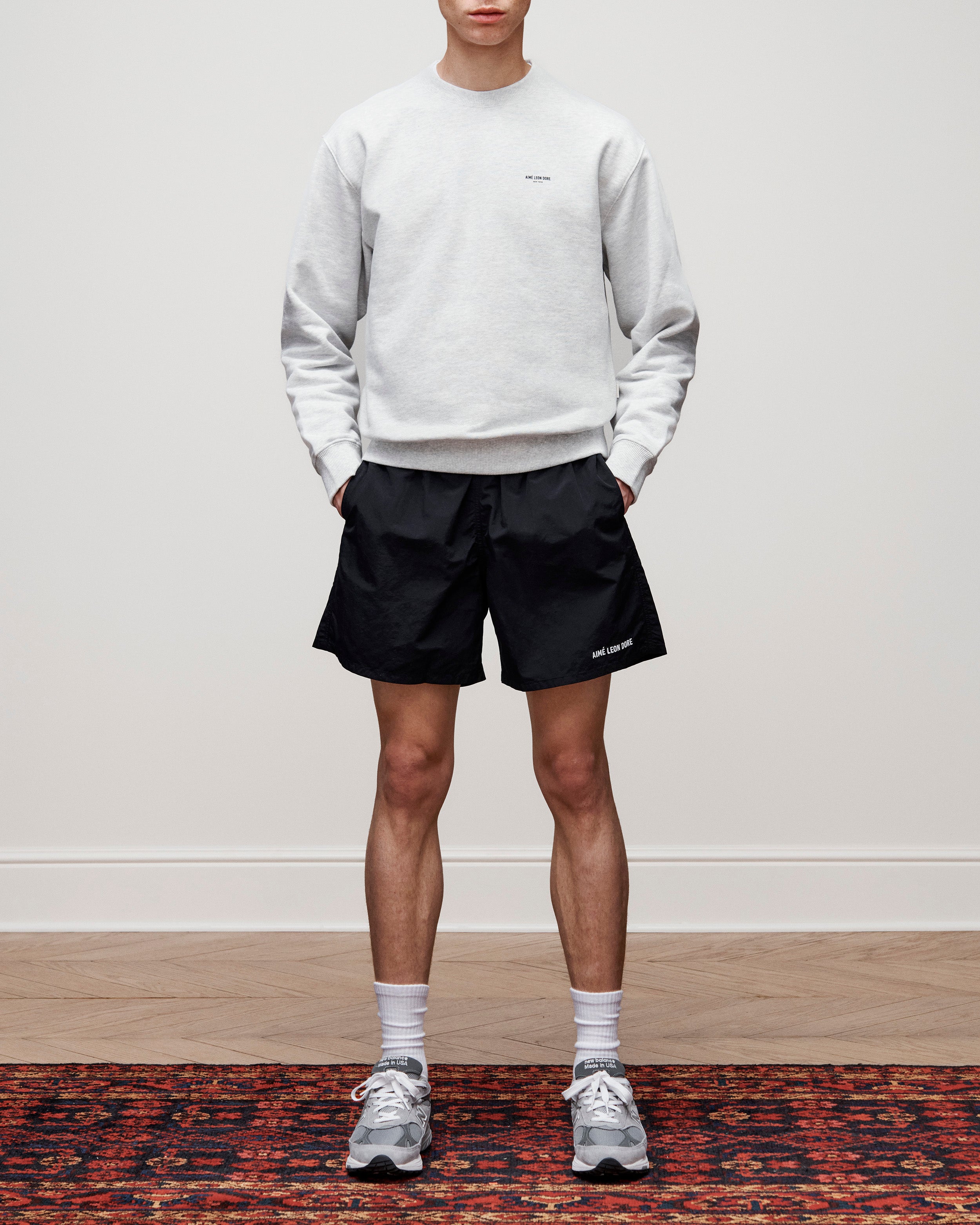 Core Nylon Short — on-body styling view