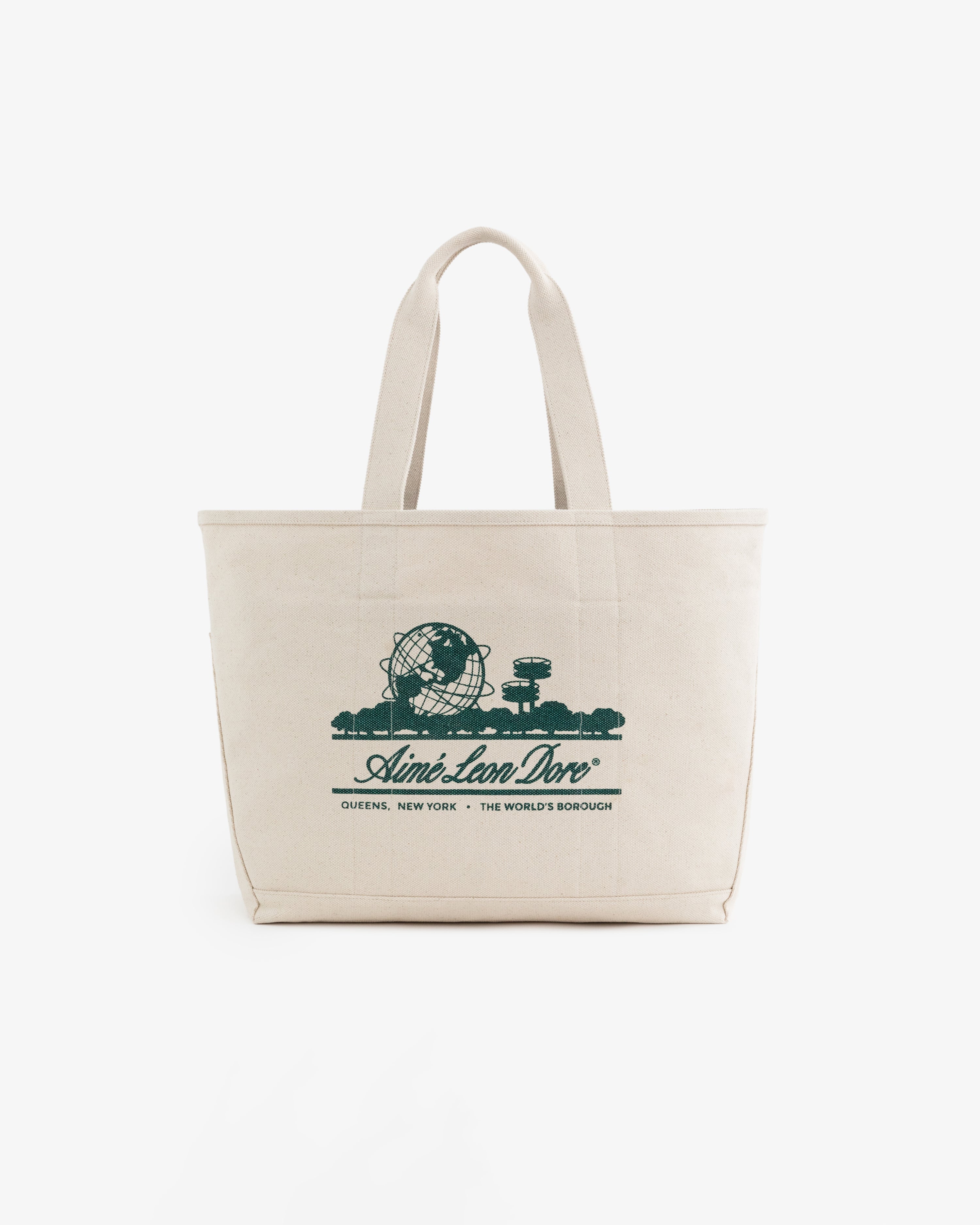 Large Unisphere Tote Bag — front flat view
