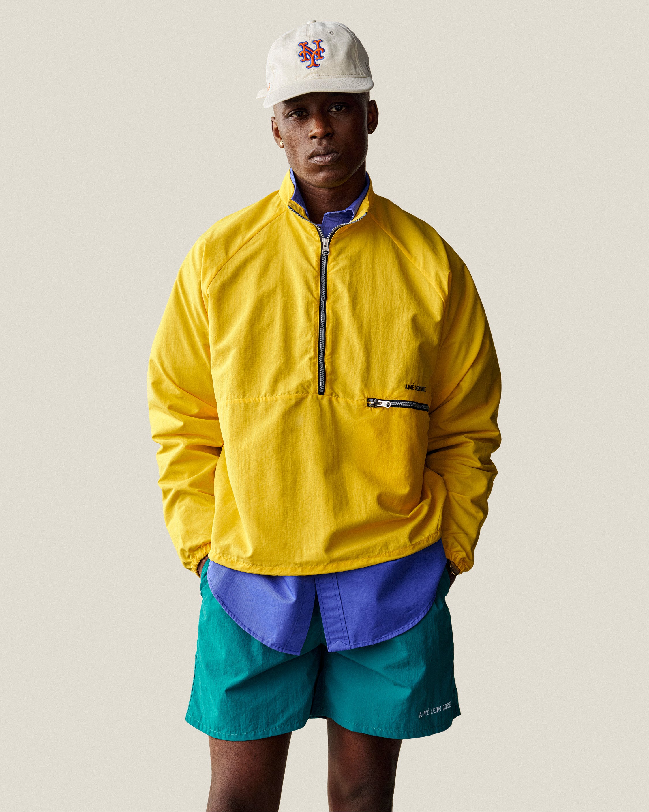 Leon Overshirt — on-body styling view