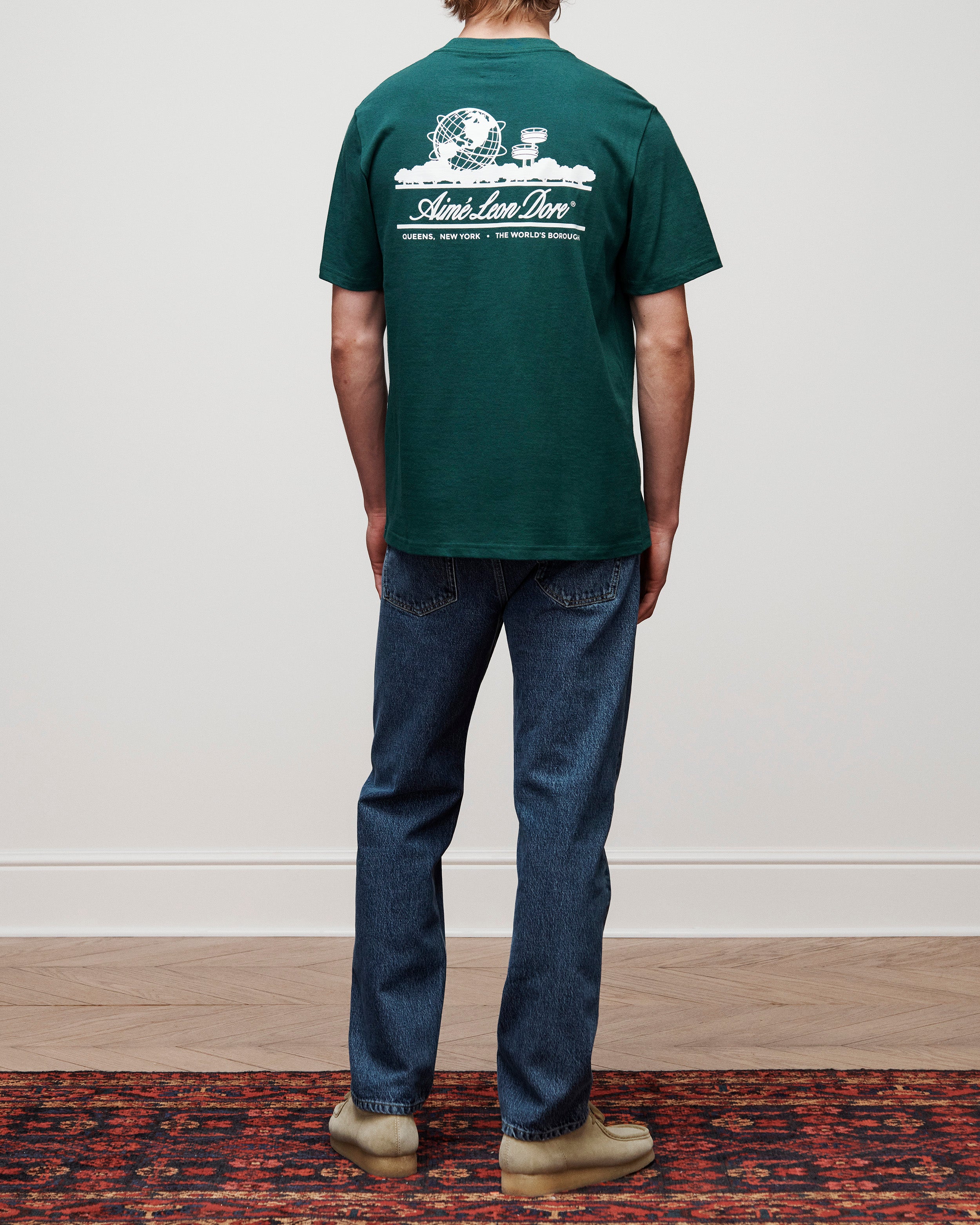 Unisphere Tee — on-body styling view