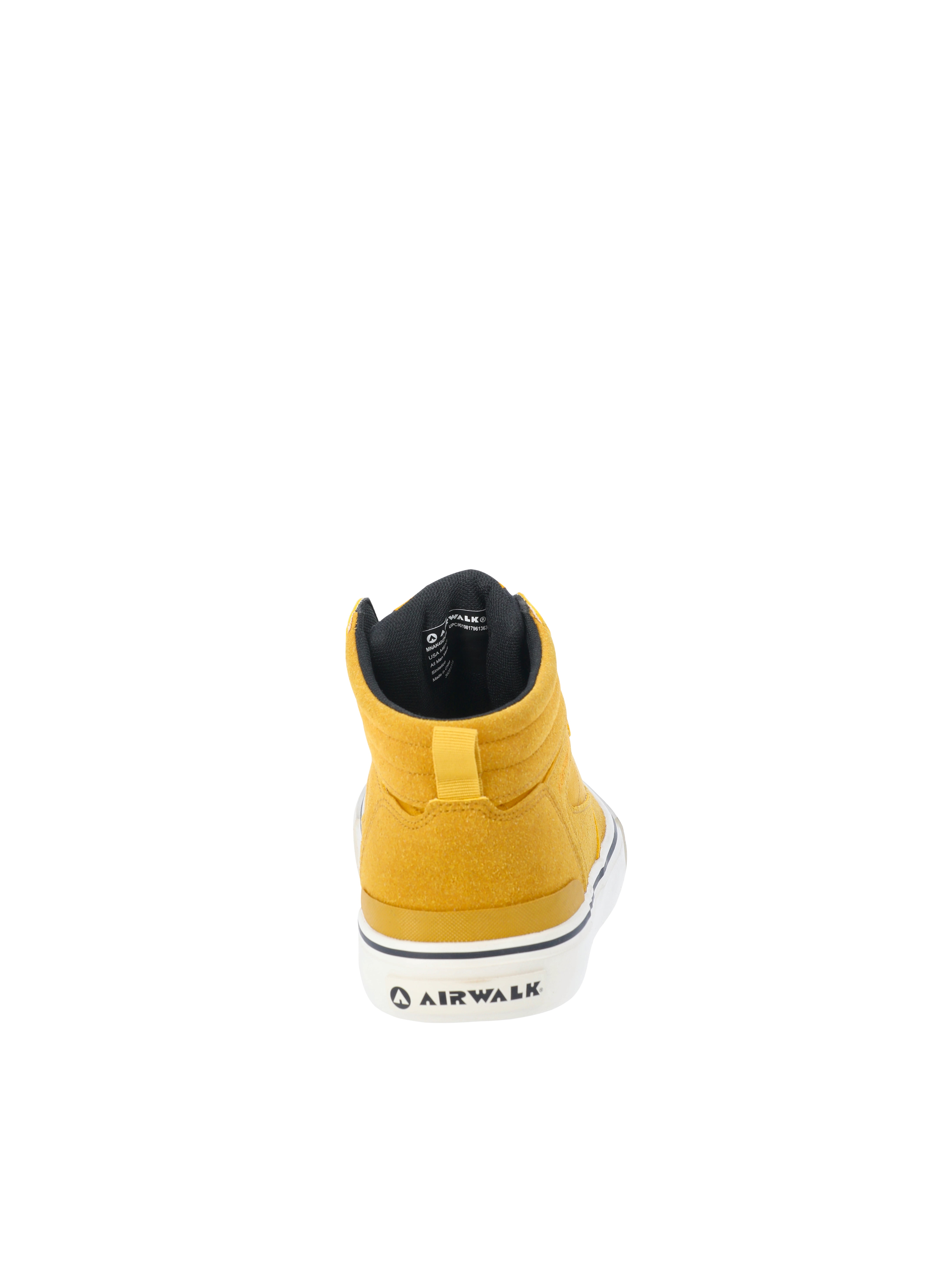 Heel view with padded collar