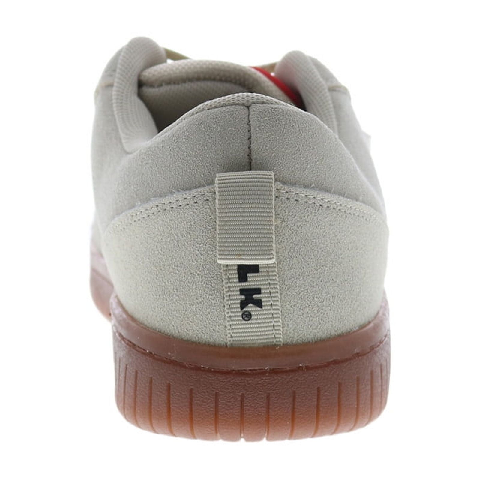 Top-down view showing round toe and lace-up closure