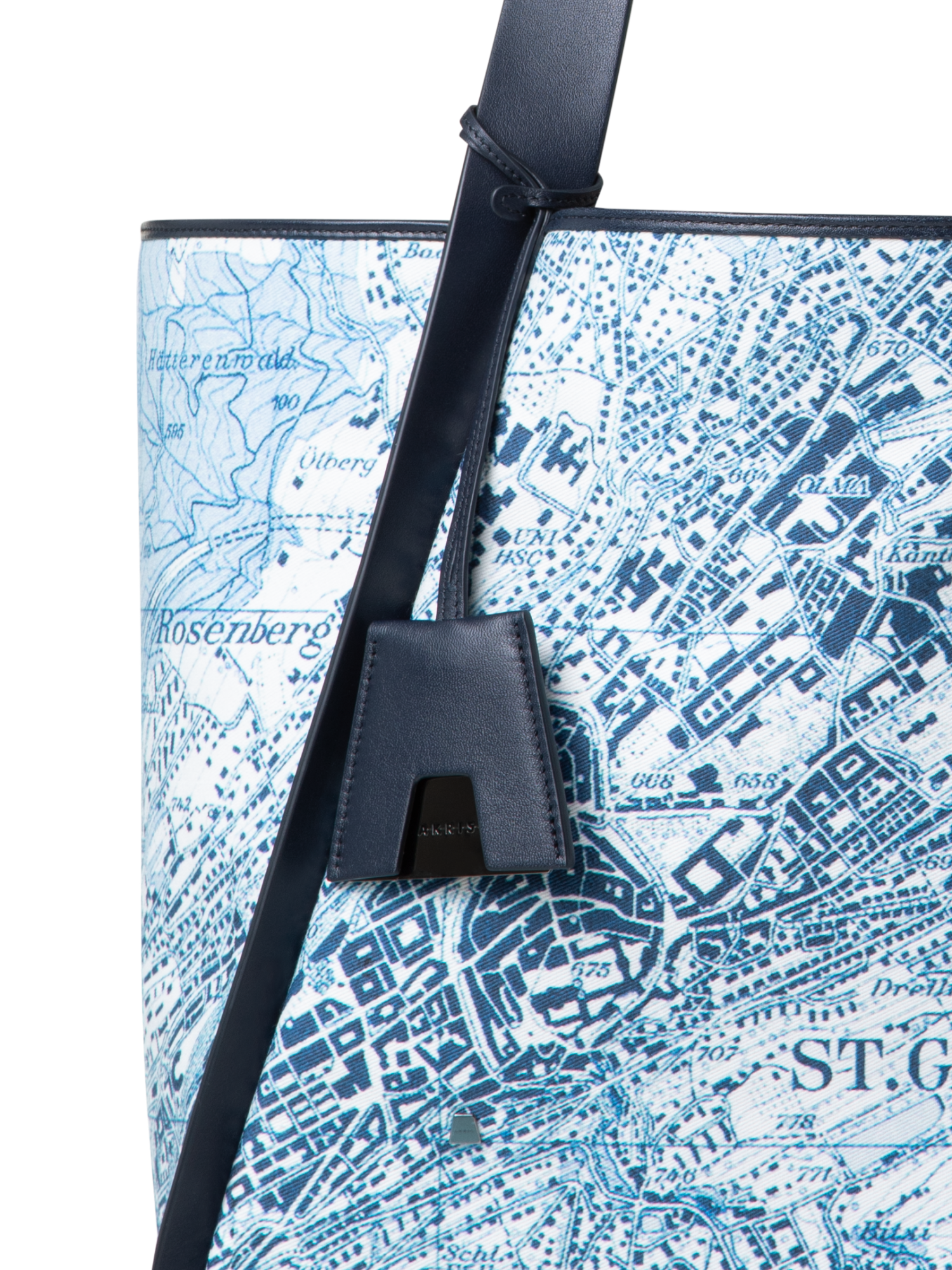 Calf leather handle detail