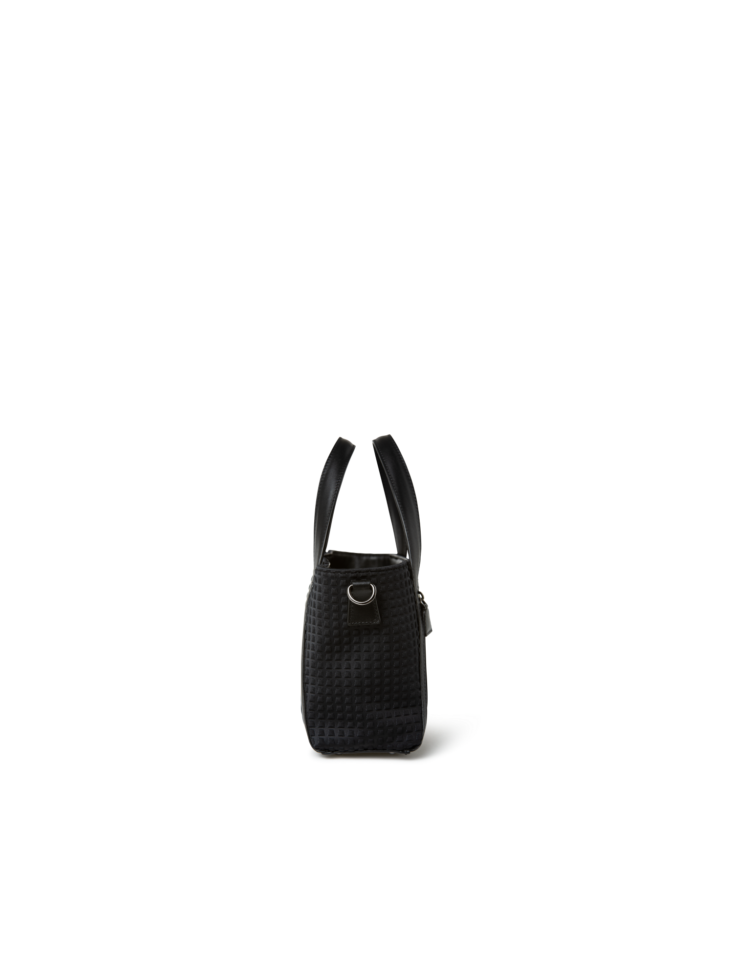 Top handle and zip silhouette