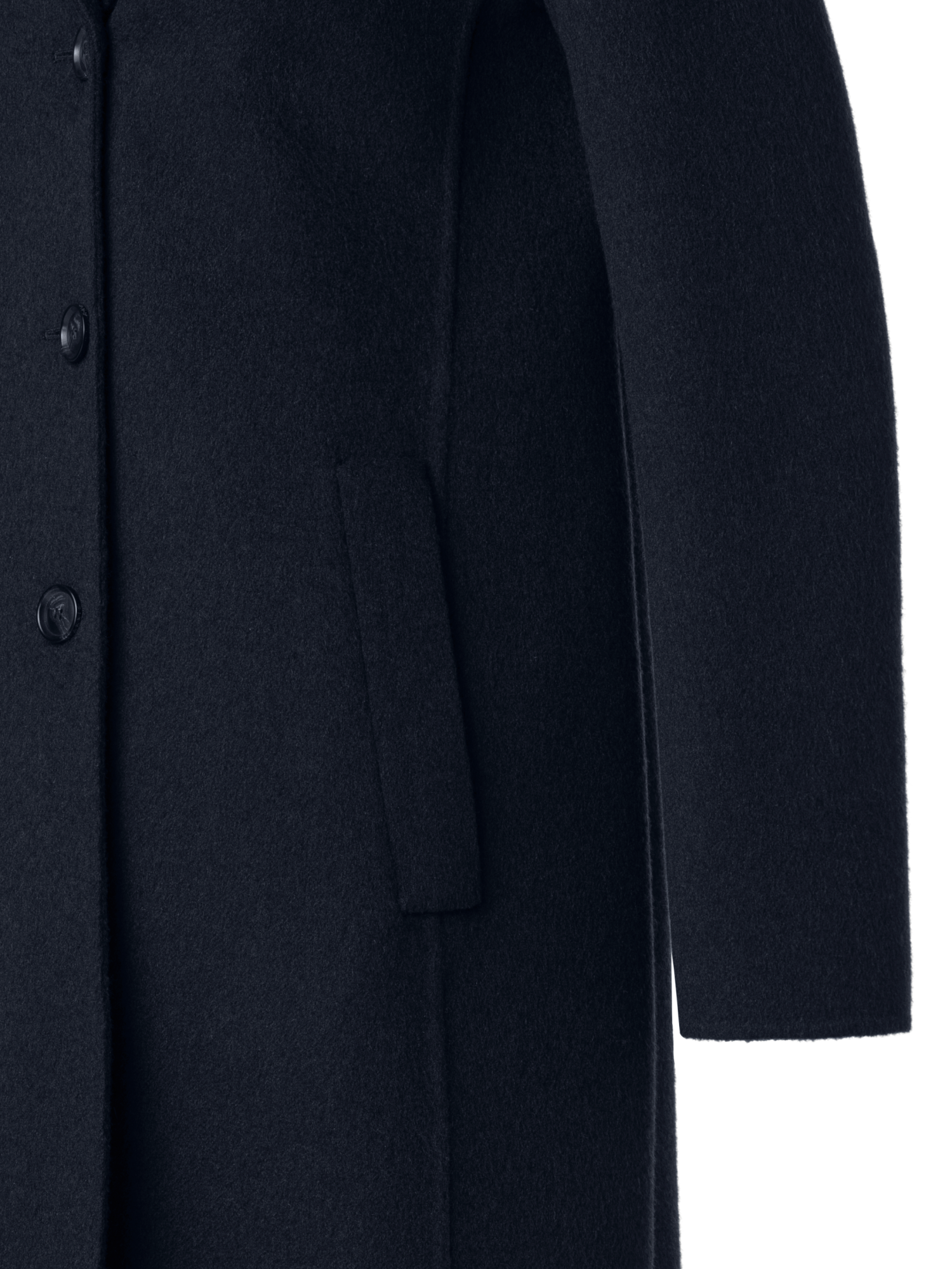 Back view of clean tailoring