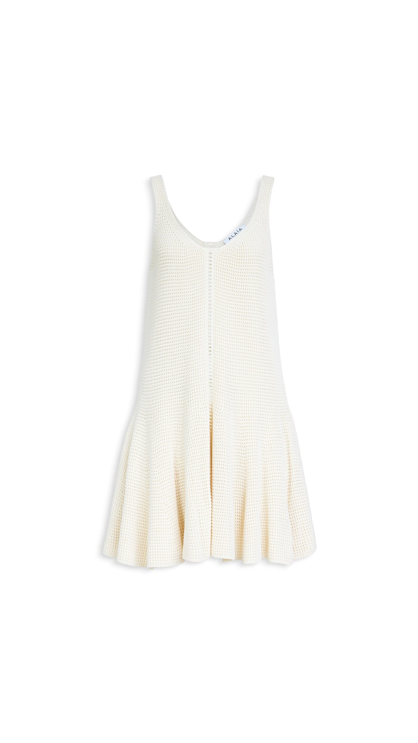 Waffle Godets Dress