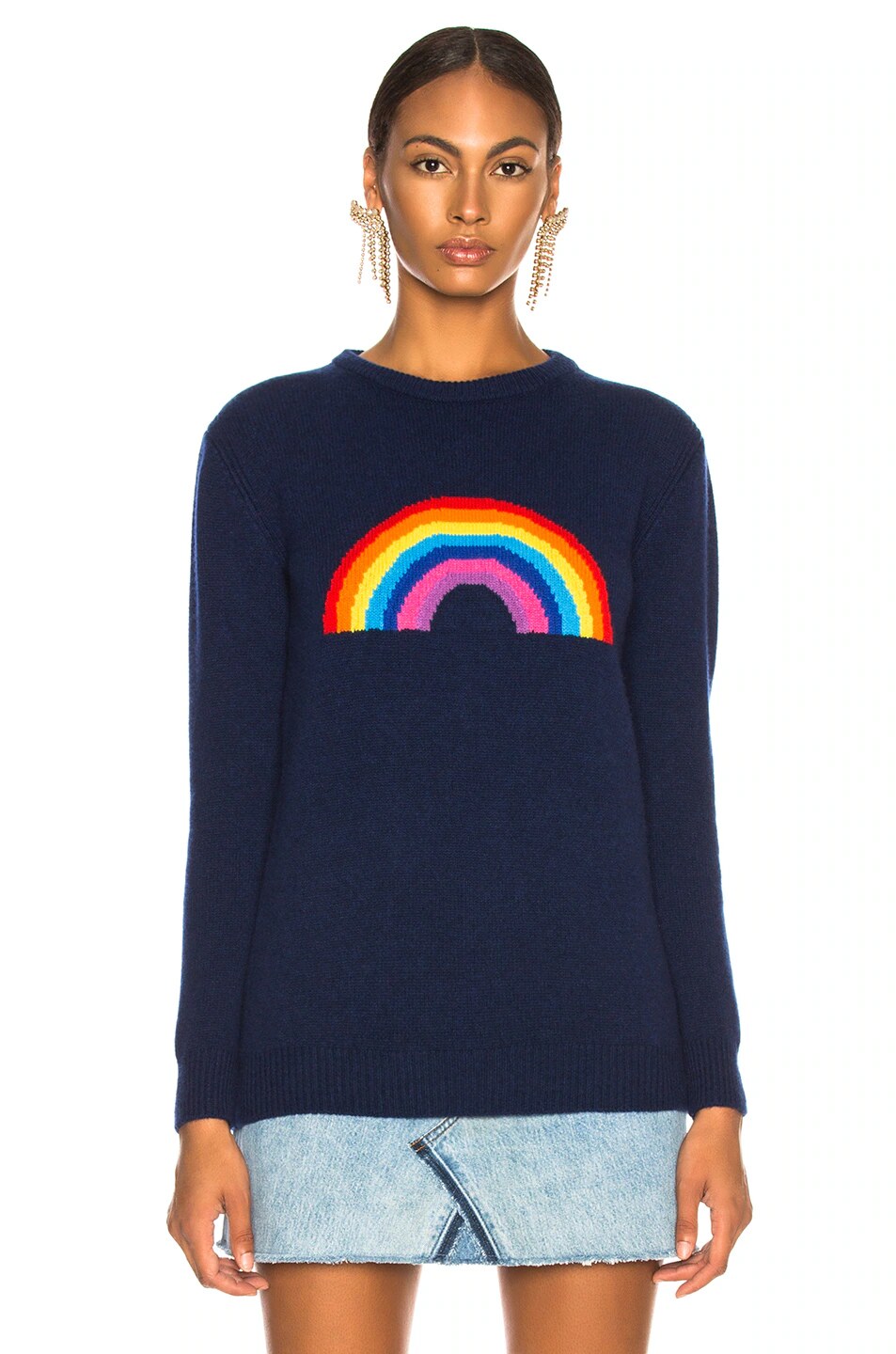 front intarsia lettering