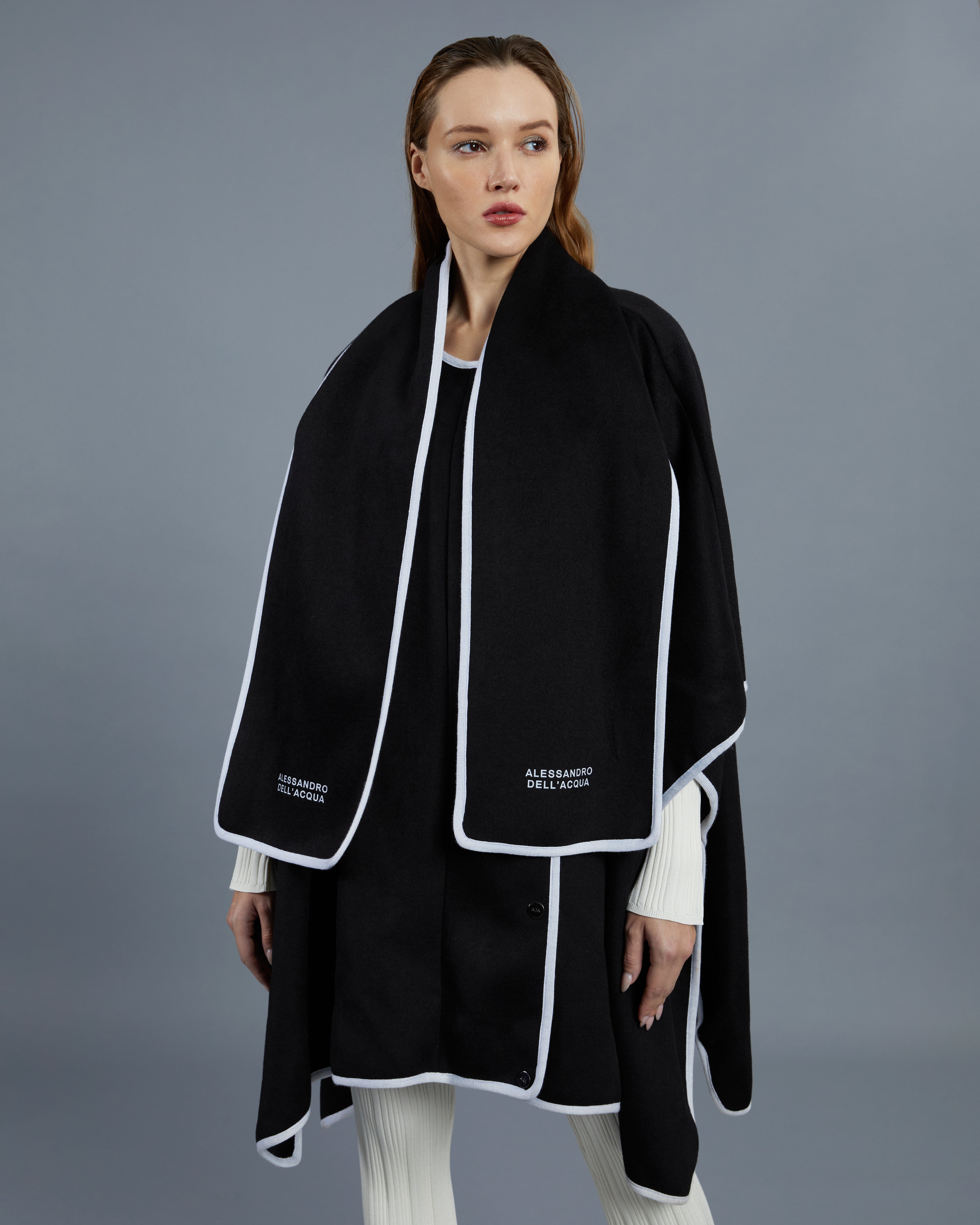 angled drape