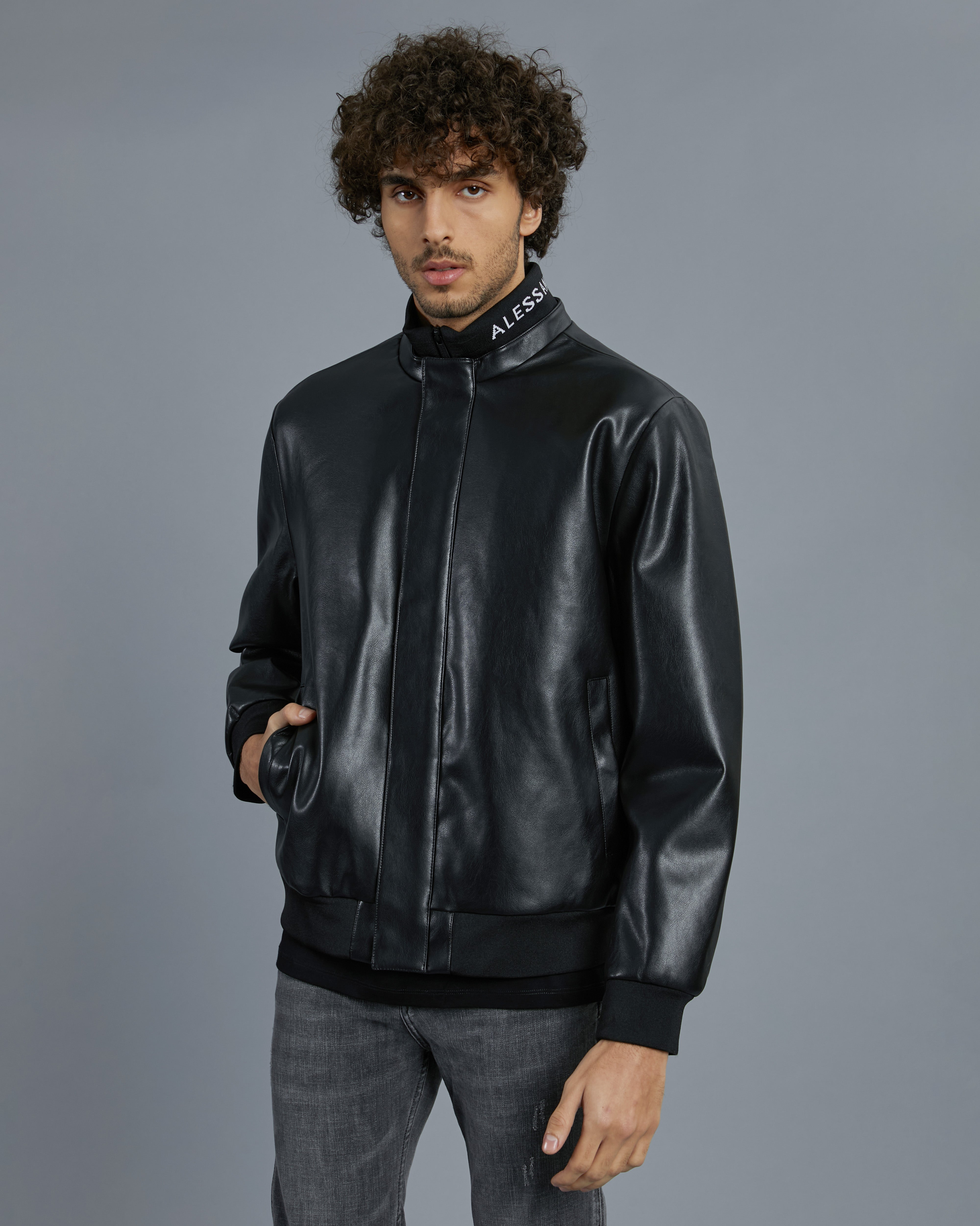 collar and placket detail