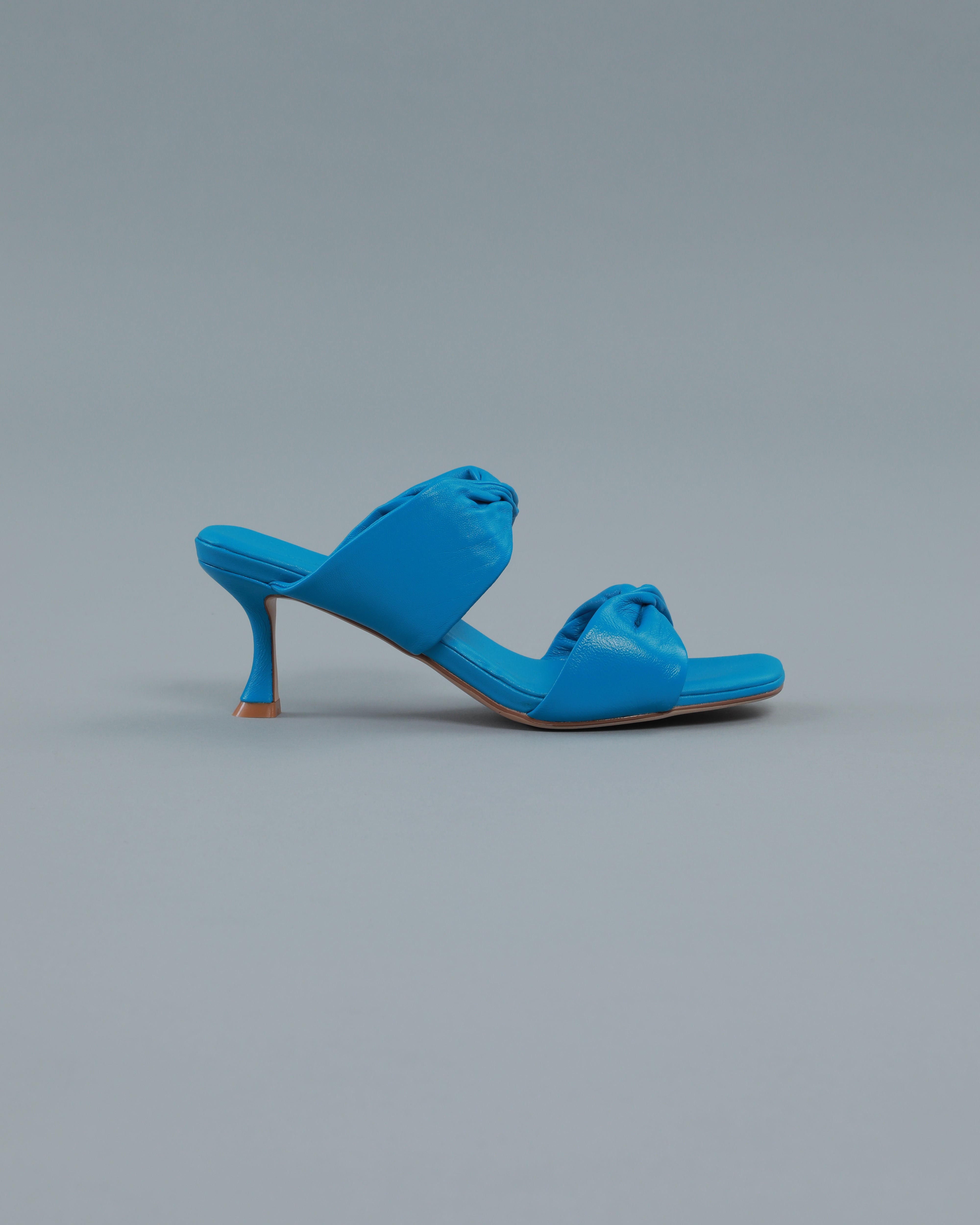 Twist Strap Heeled Sandals