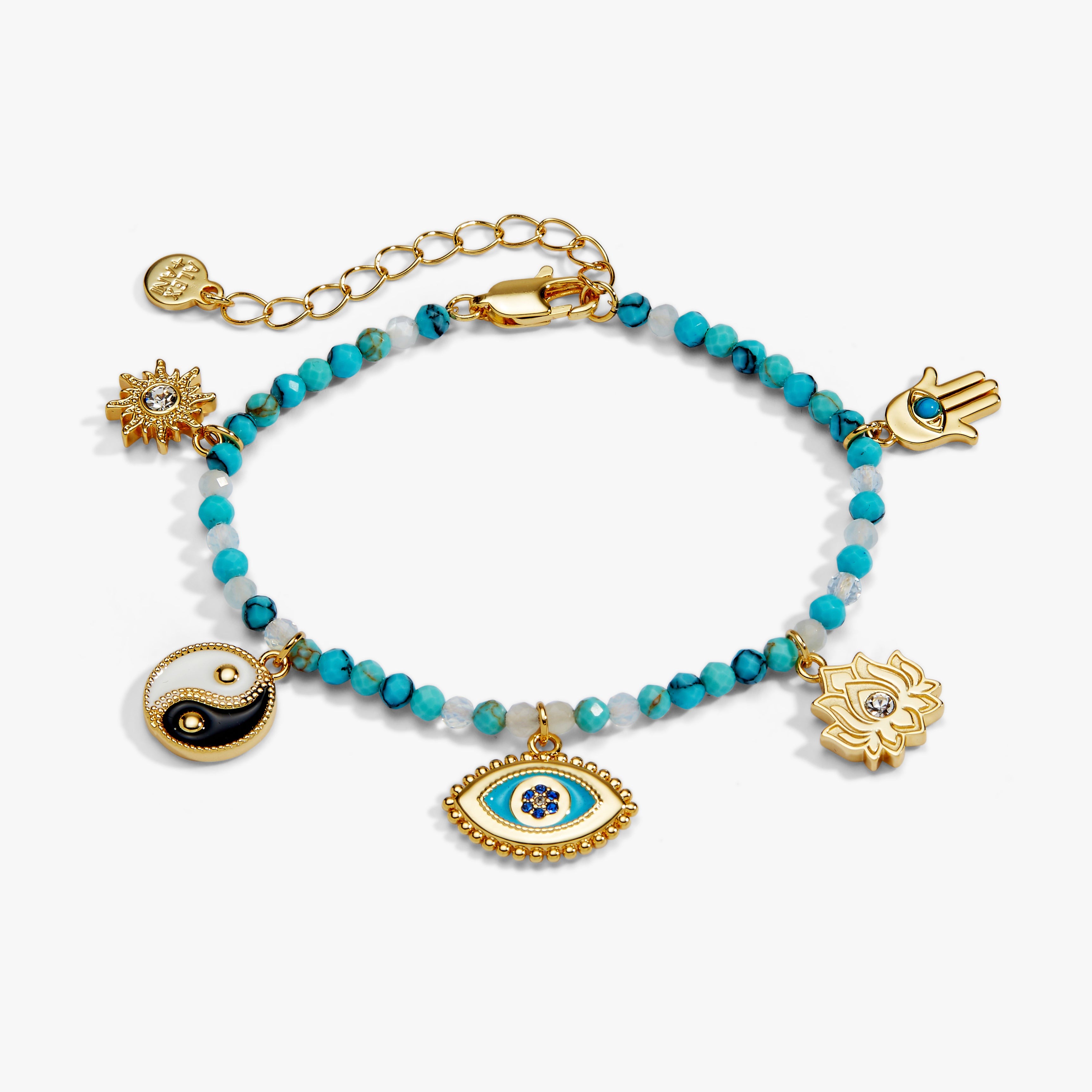 Healing Stone Charm Bracelet