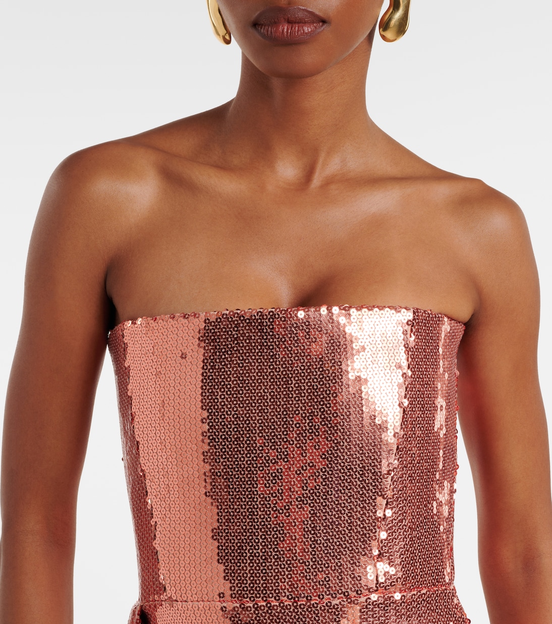 sequin surface closeup