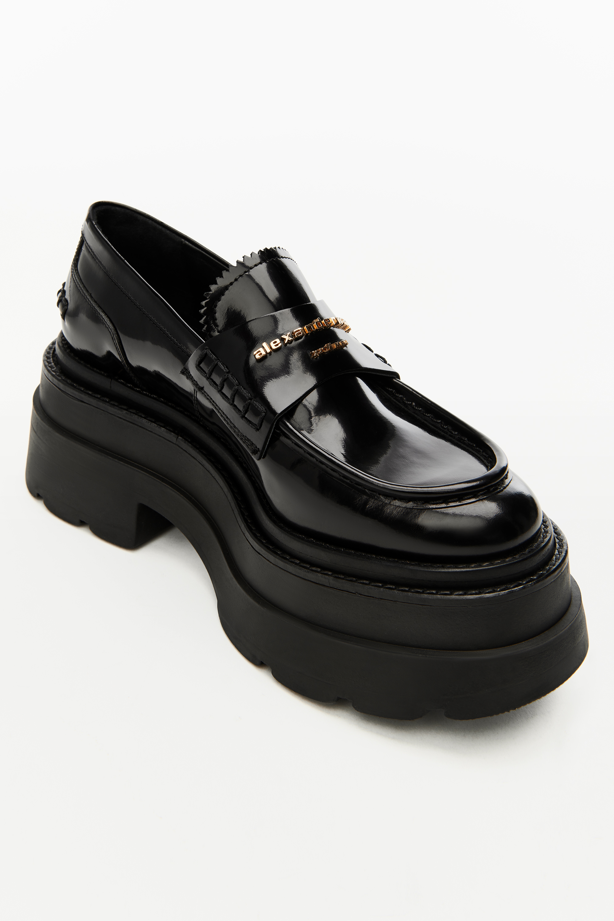 Carter Platform Loafer in Leather — alternate angle