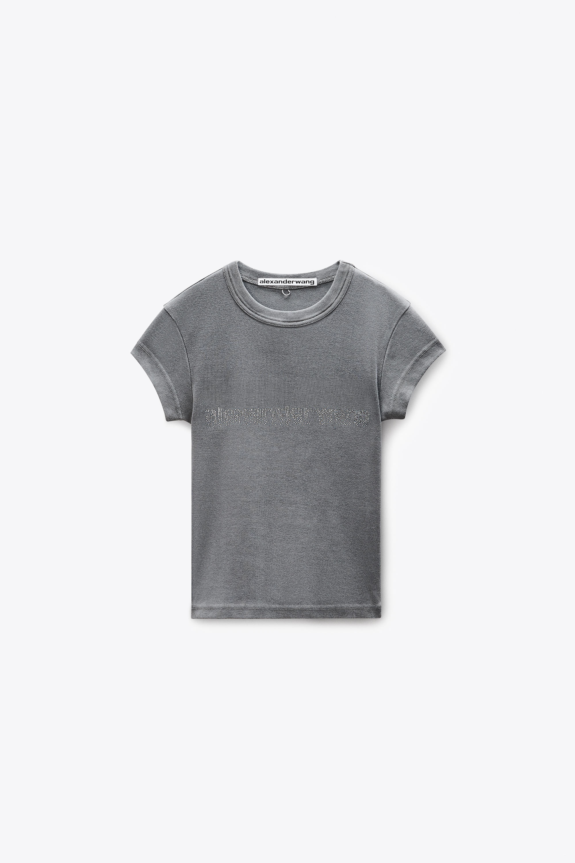 Crystal Logo Cotton Baby Tee — alternate angle