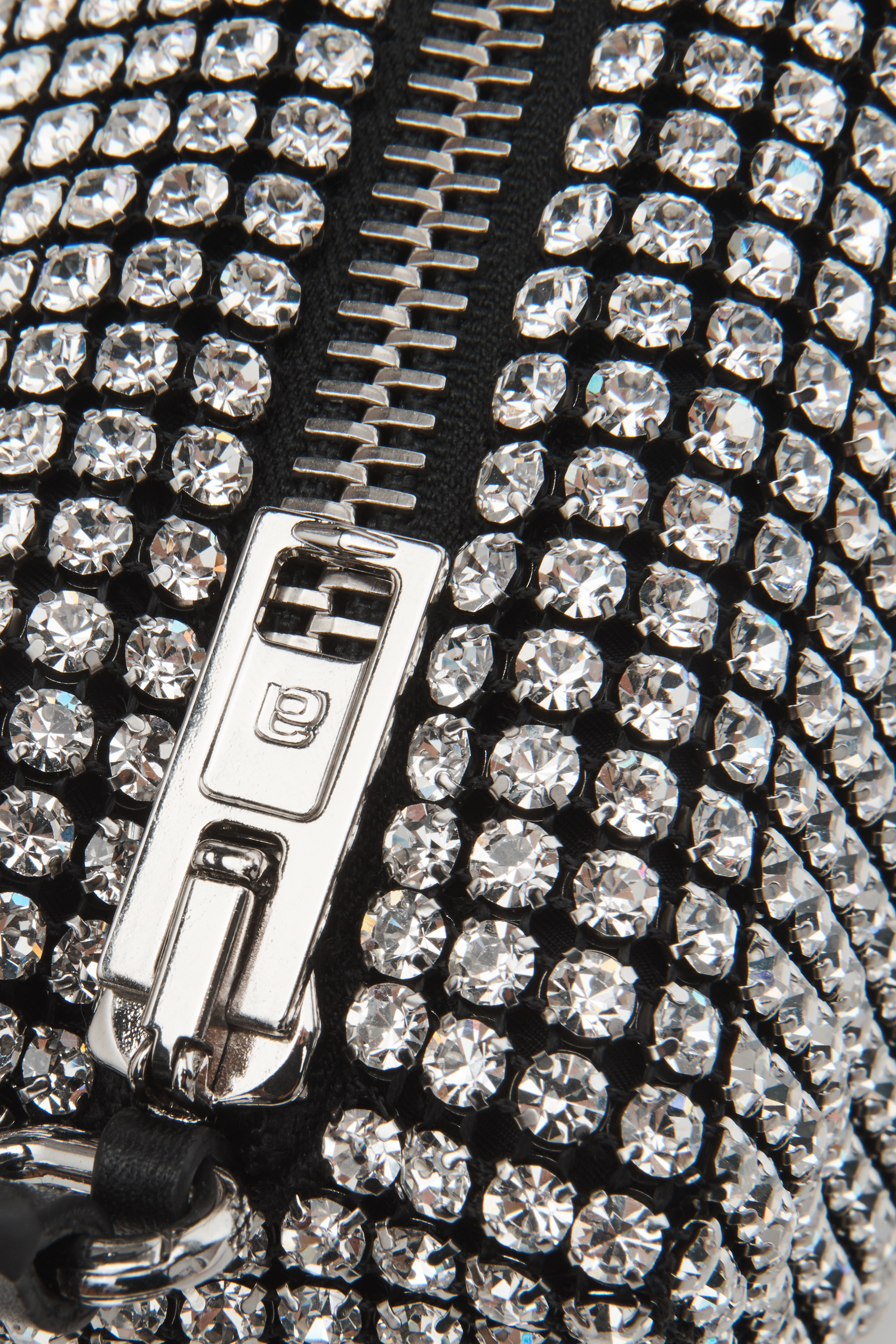 Heiress Pouch in Crystal Mesh — back or detail view
