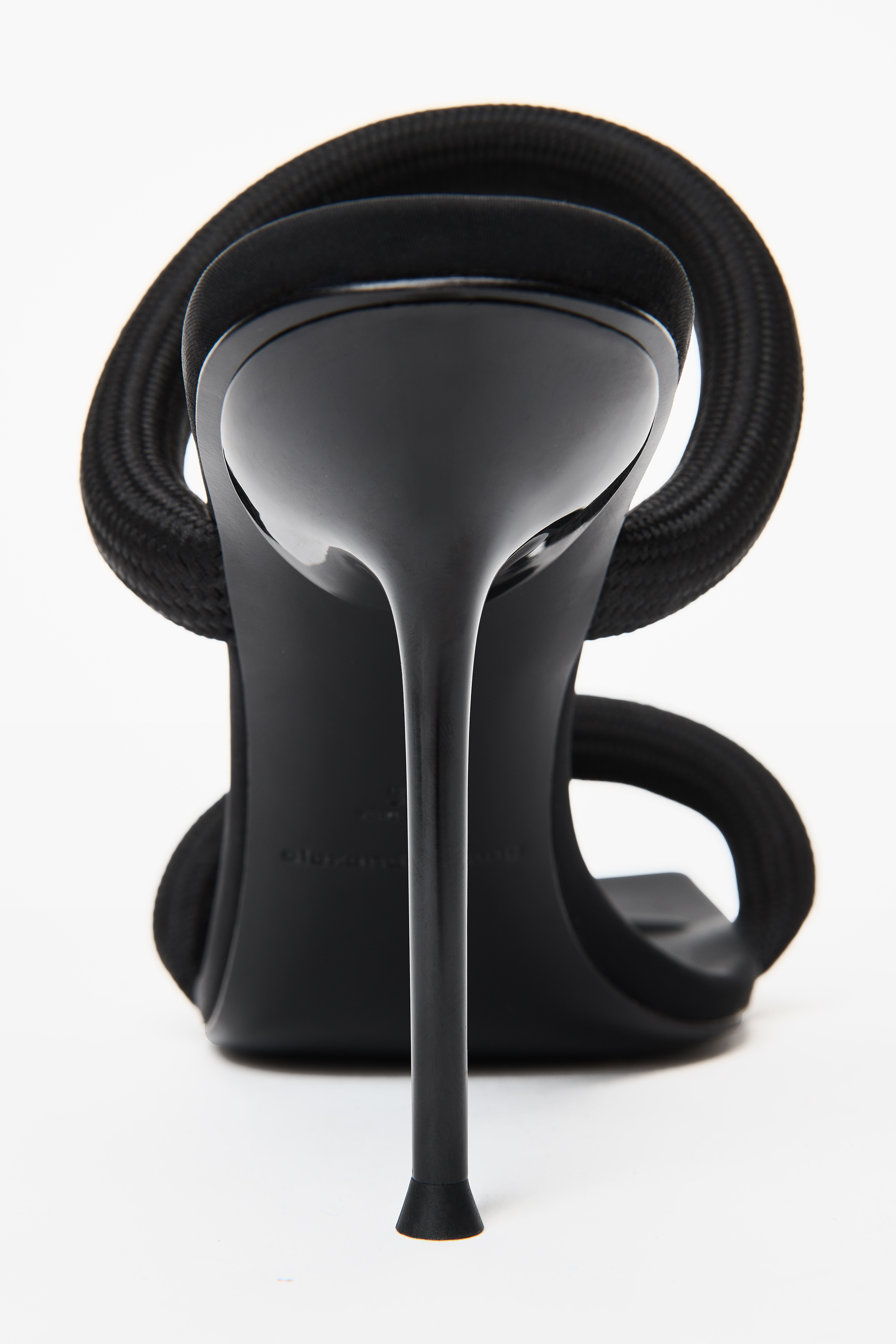 Julie 105mm Nylon Tubular Sandal — hardware, fabric or logo close-up