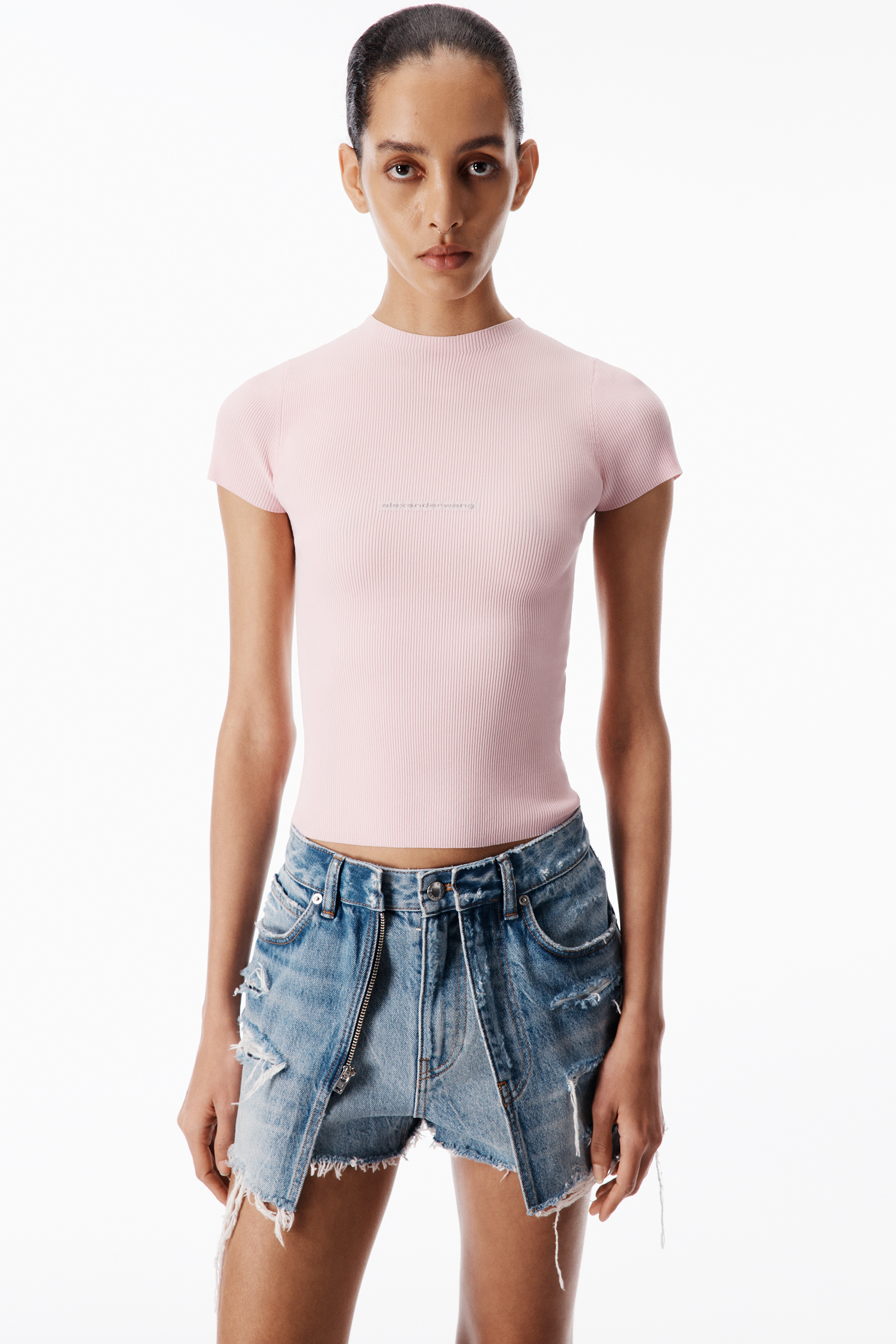 Knit Logo Baby Tee