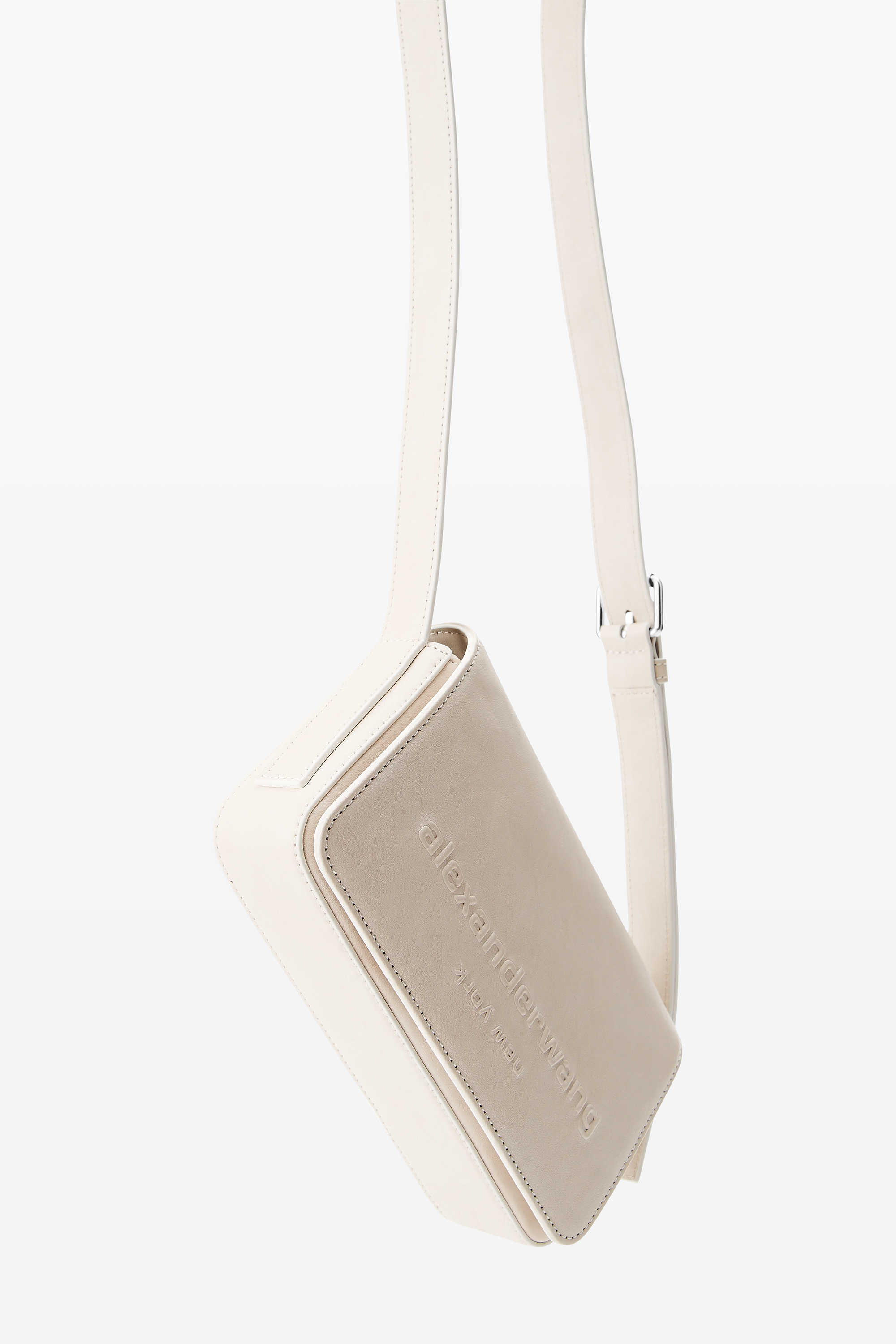 Punch Flap Crossbody — hardware, fabric or logo close-up