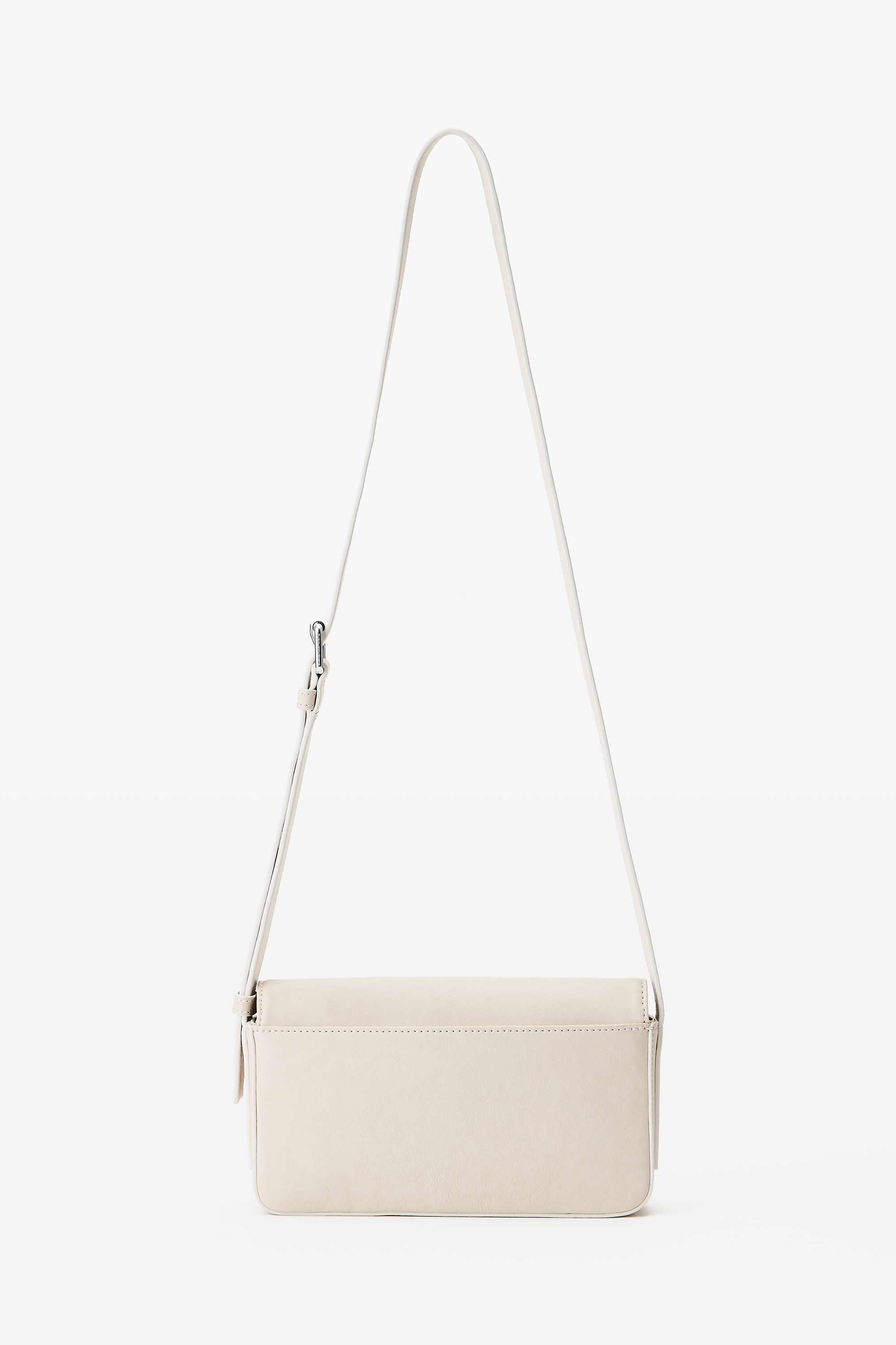 Punch Flap Crossbody — on-body styling view